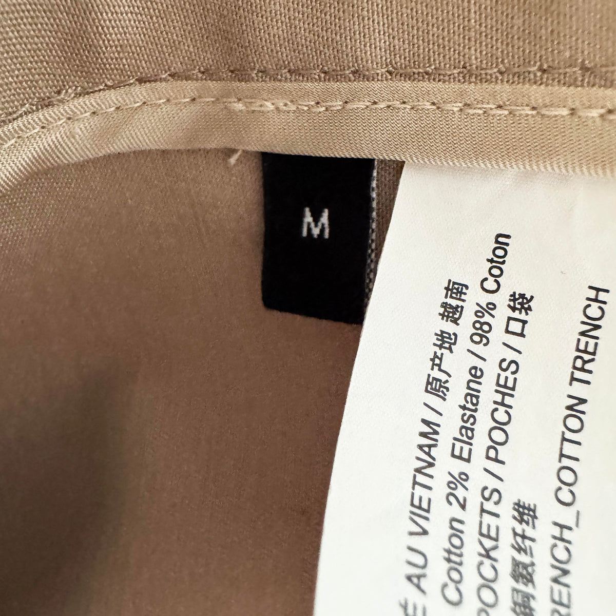 Theory Oversize Double Breasted Trench Coat, size Medium