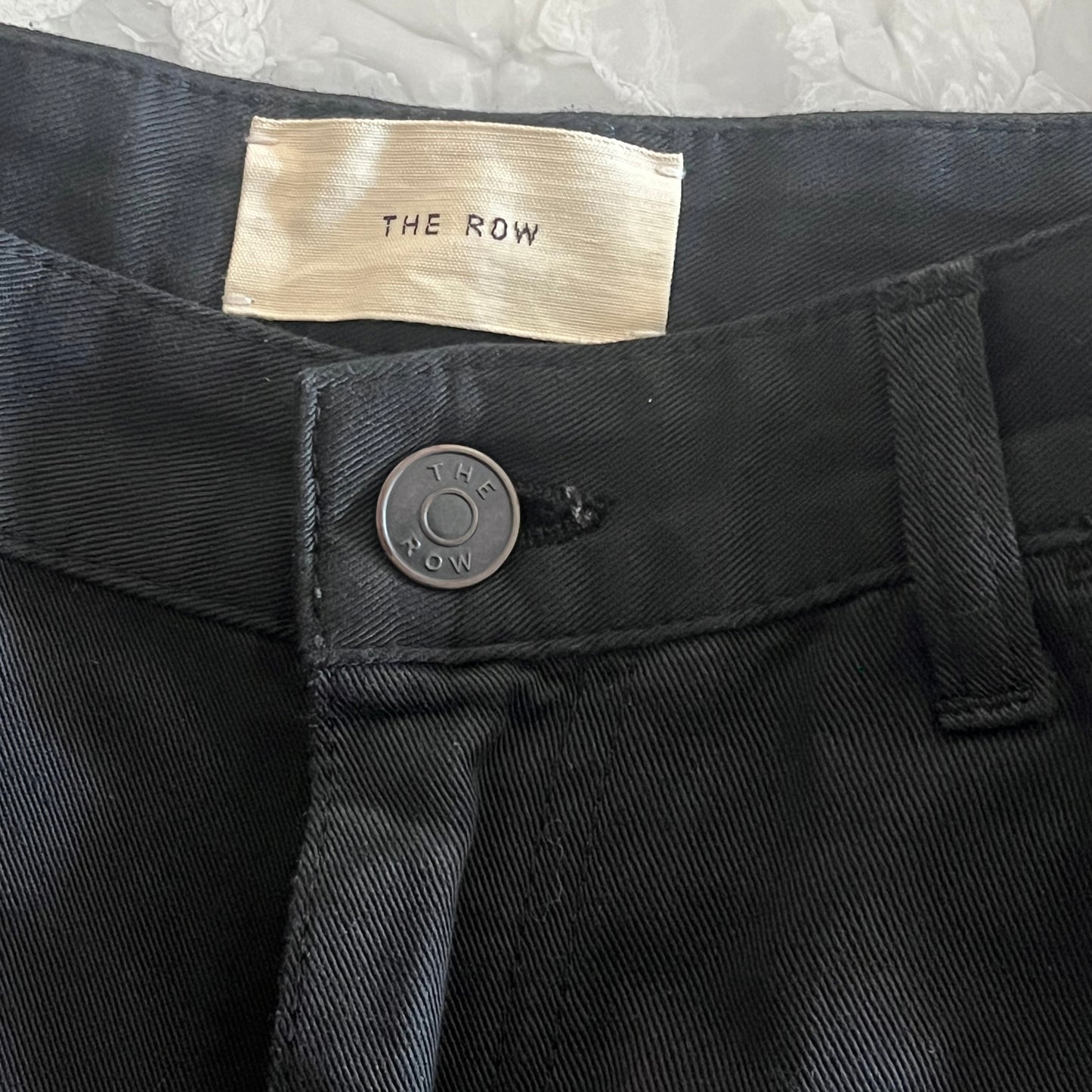 The Row "Eglitta" Jeans in Black, size 0