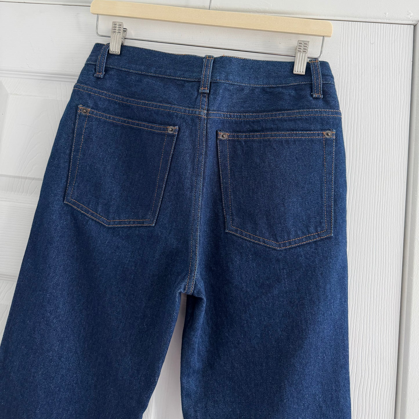 The Row Straight Leg Jeans in Indigo, size 4