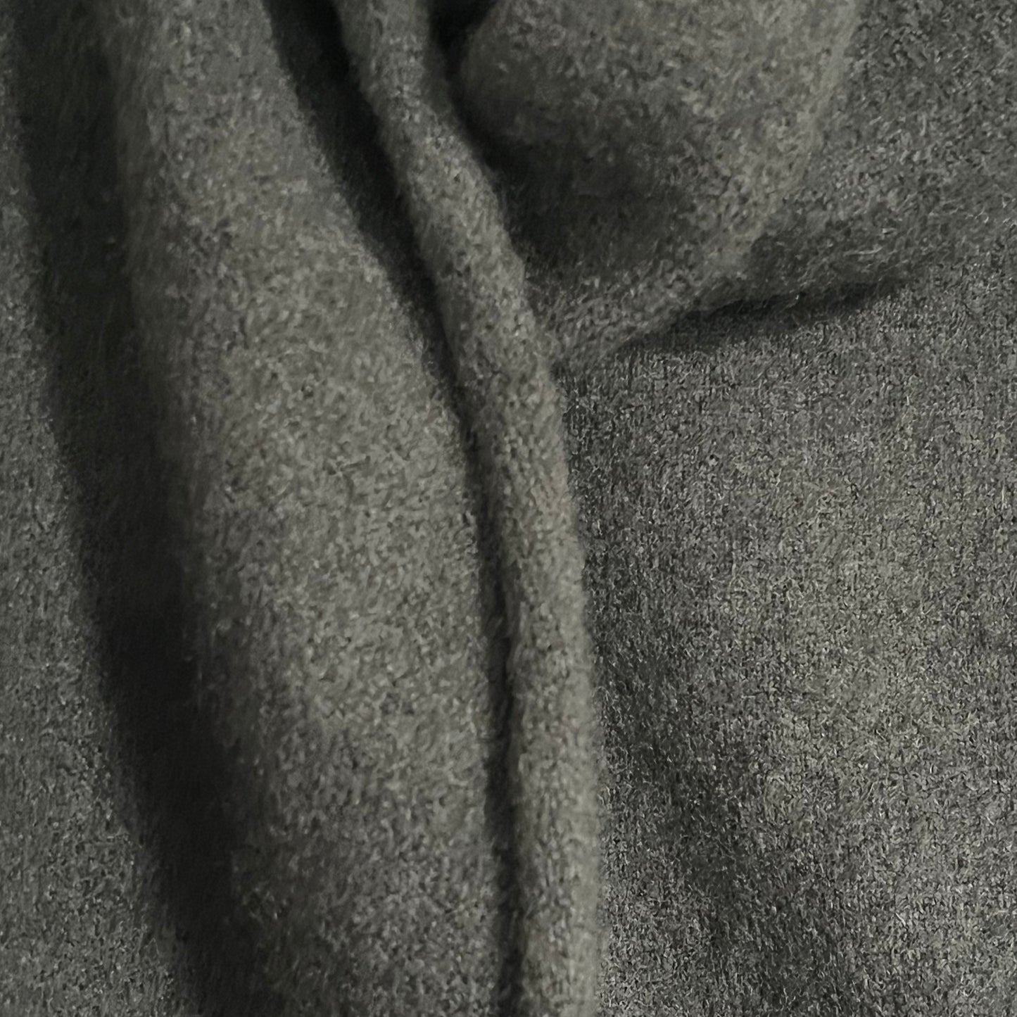 THE ROW "Merriah" Scarf-neck Long-sleeve Cashmere-blend Sweater In Dark Olive, Size Small