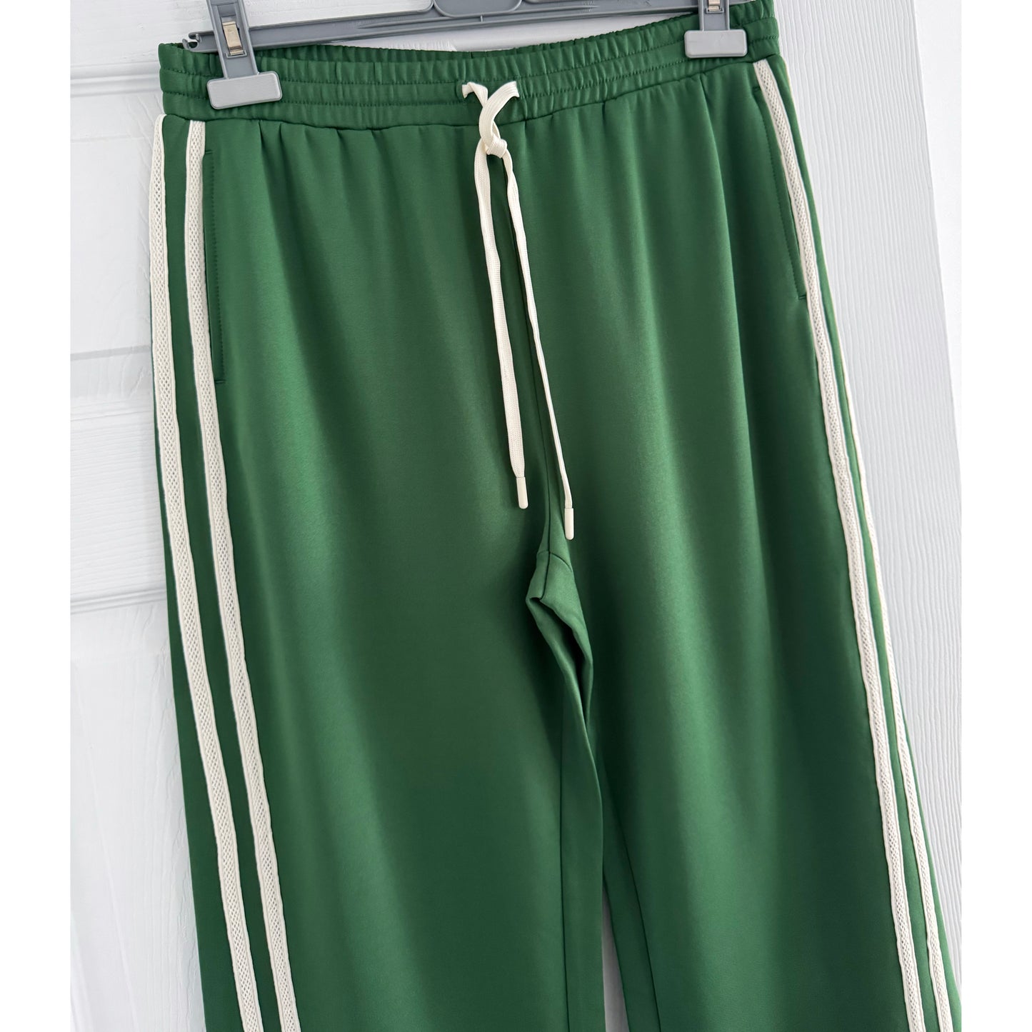 The Upside "When in Roma Holiday" Track Pant in Green, size Medium