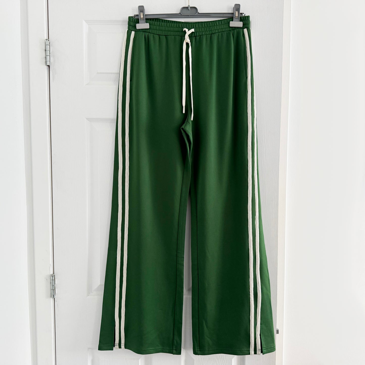 The Upside "When in Roma Holiday" Track Pant in Green, size Medium