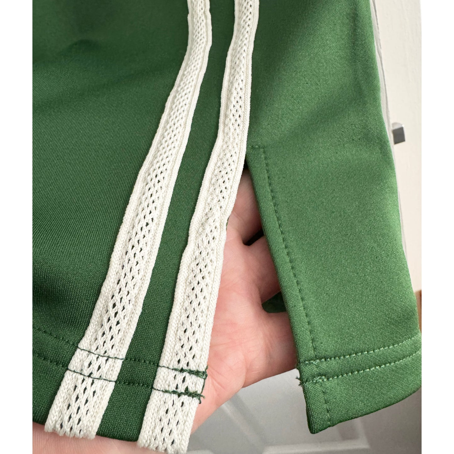 The Upside "When in Roma Holiday" Track Pant in Green, size Medium