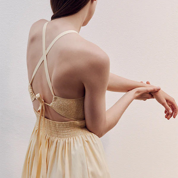 Three Graces "Soleil" Dress in Graduated Stripe, size 4US/8UK