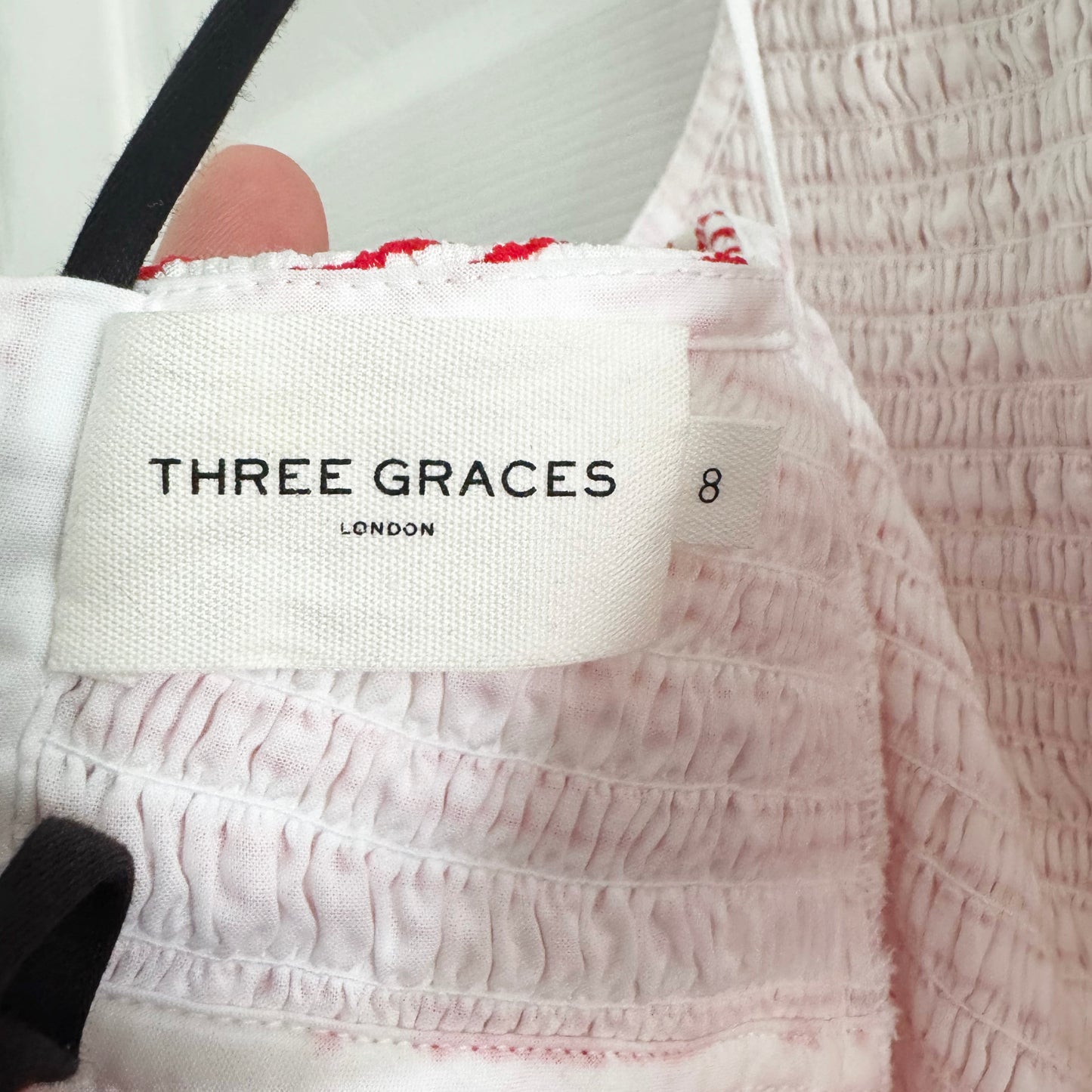 Three Graces "Soleil" Dress in Graduated Stripe, size 4US/8UK