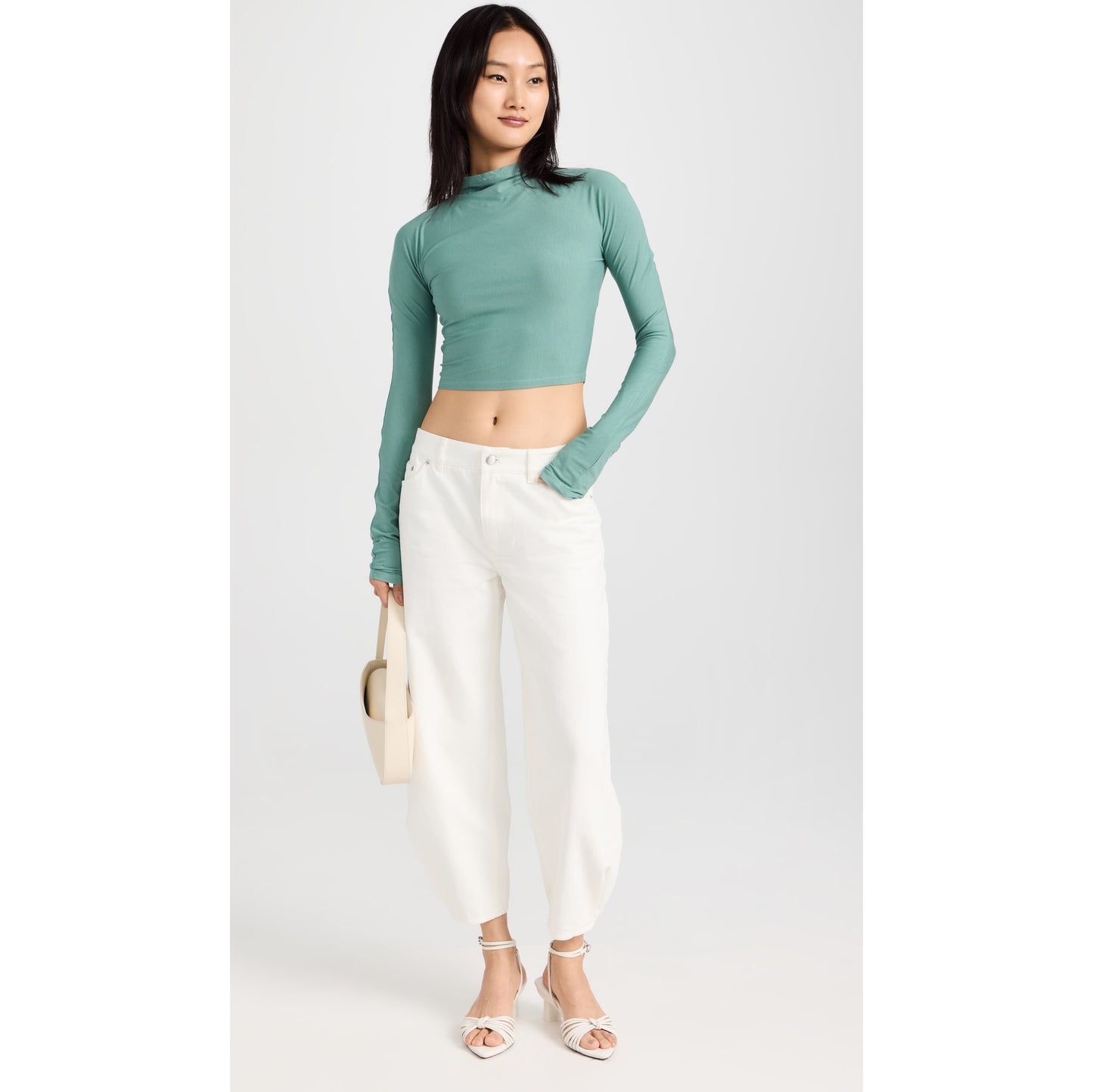 Tibi "Brancusi" Jeans in White, size 24