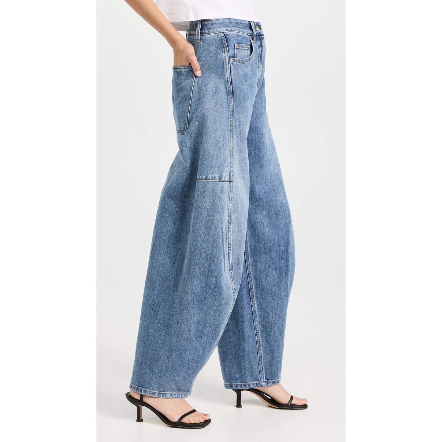 Tibi "Sid" Jeans in Classic Blue, size 29