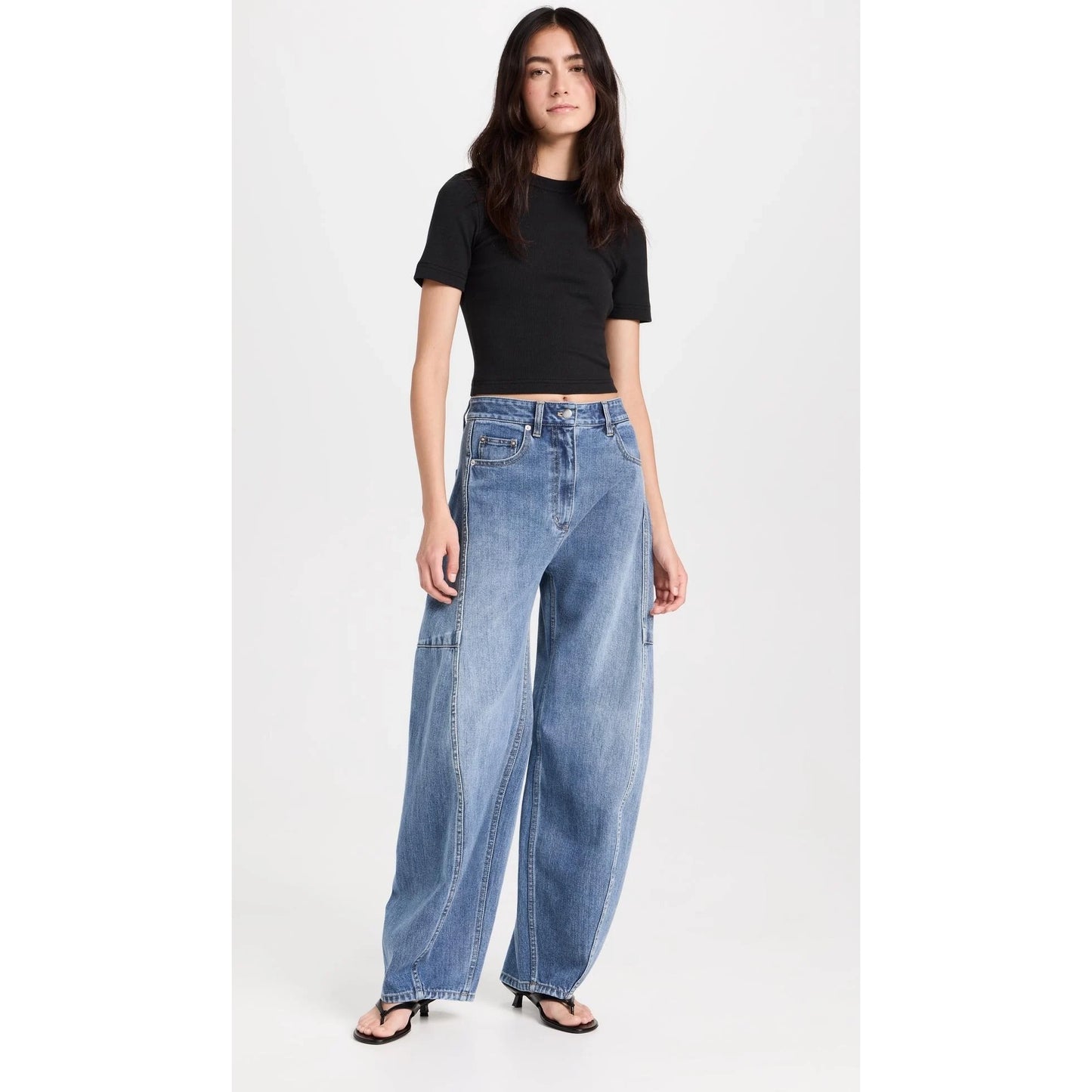 Tibi "Sid" Jeans in Classic Blue, size 29