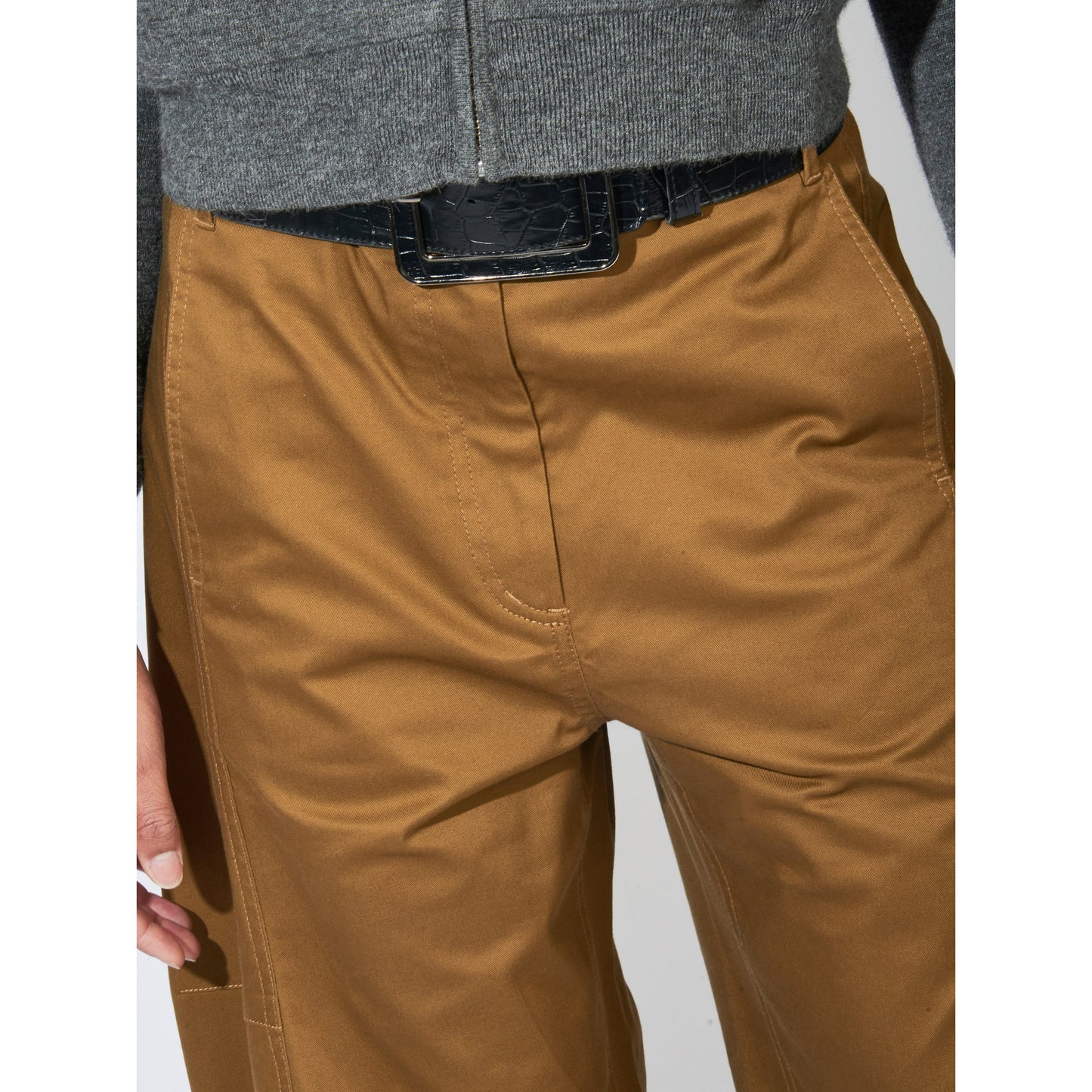 TIBI "Sid" Chinos in Caramel, size 29