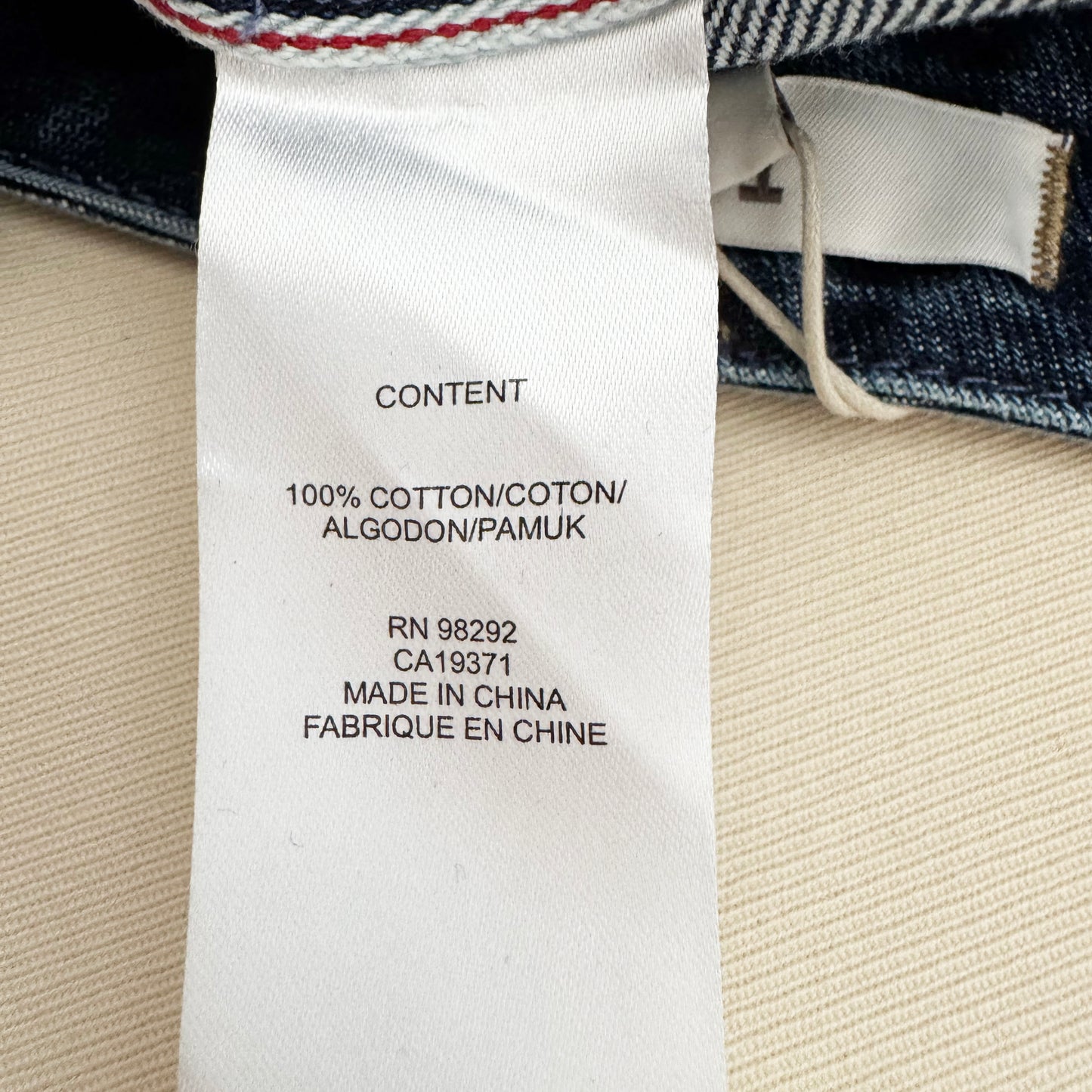 Tibi "Alec" Slouch Jeans in Dark Denim, size 27 (fits 27-28)