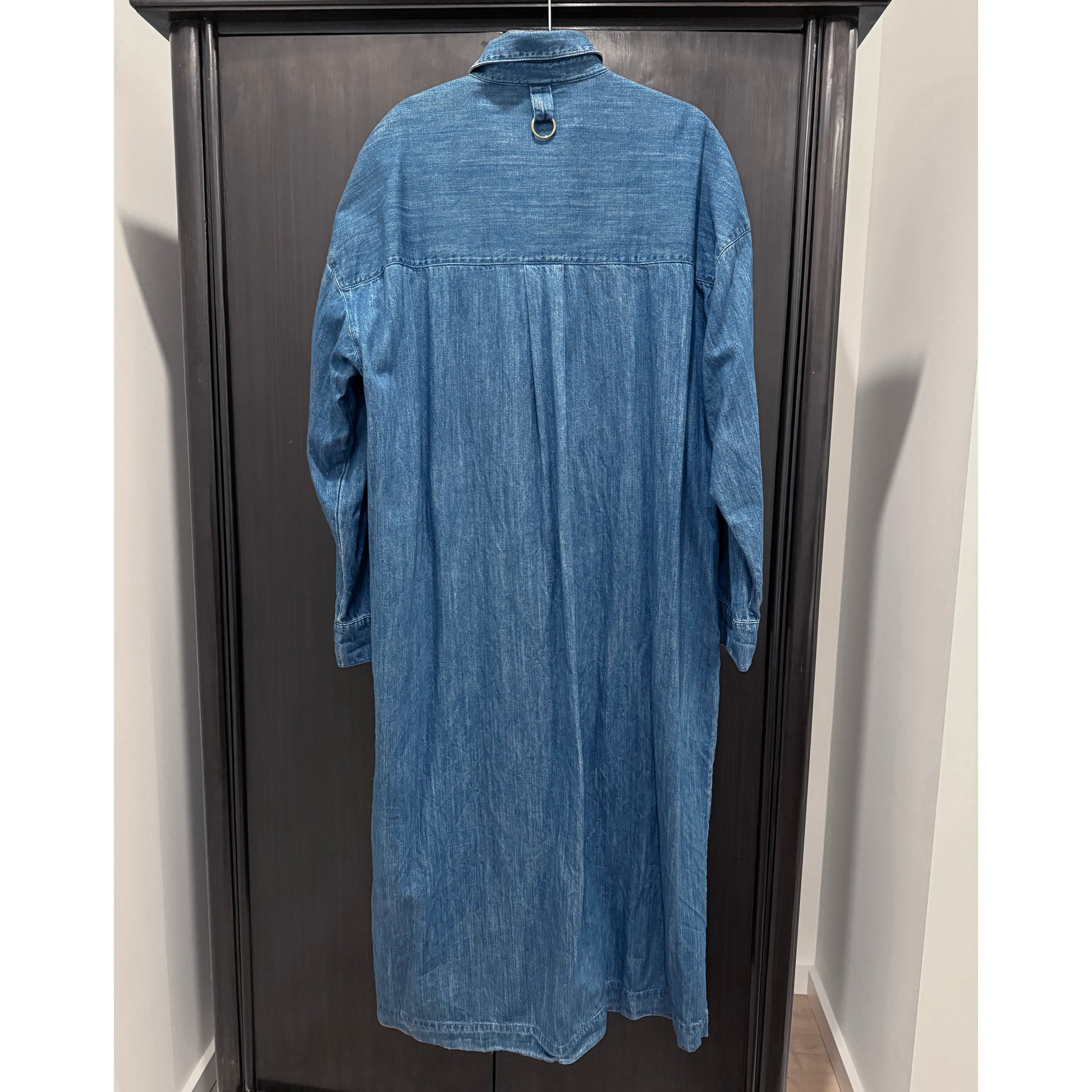tibi denim shirt dress Summer Denim Camp Dress Tibi Official