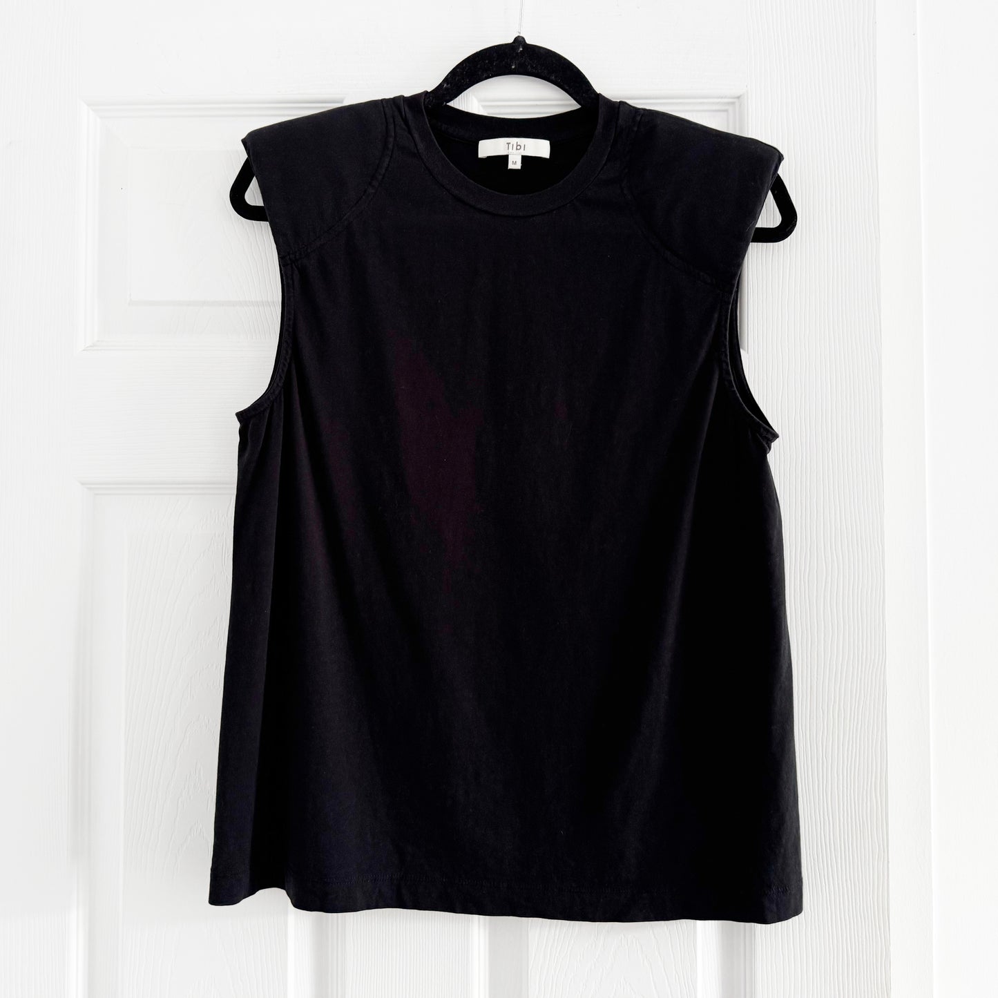 Débardeur sans manches noir Tibi, taille Large