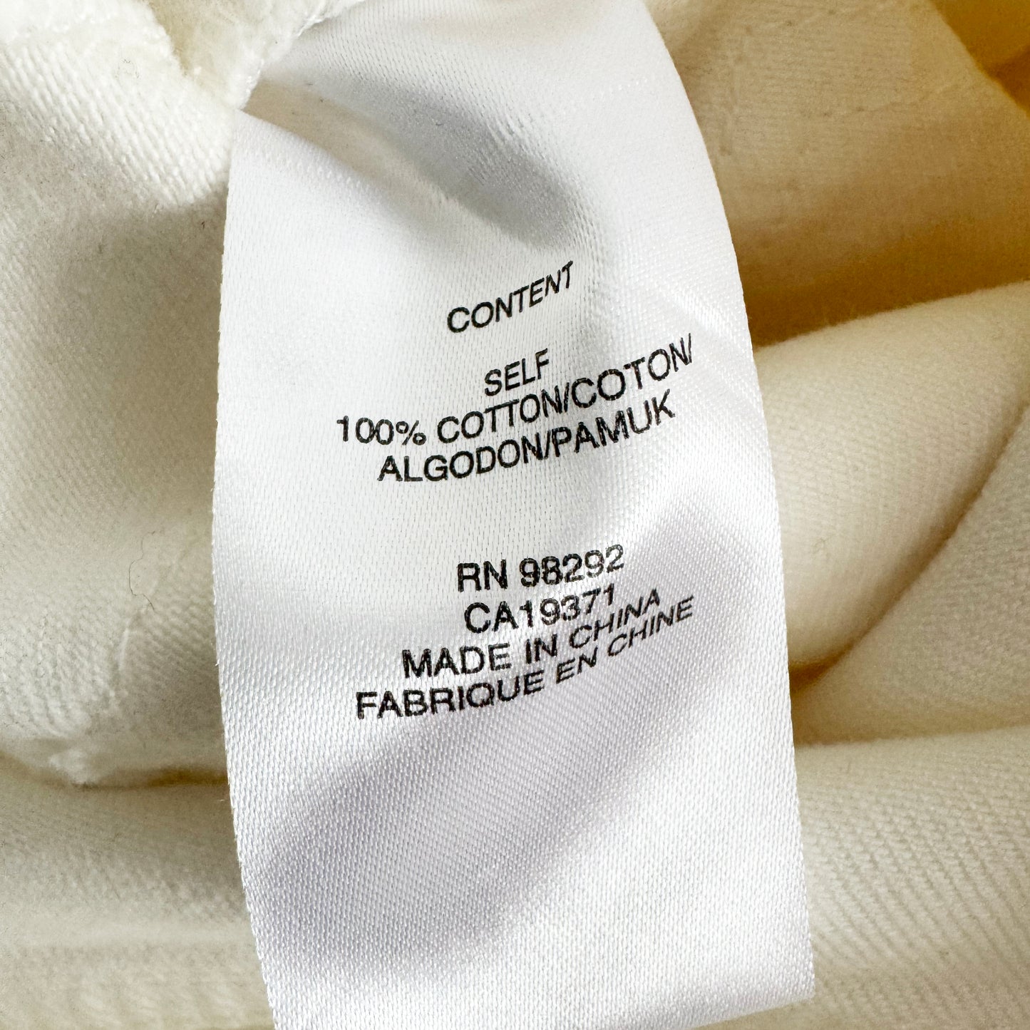 Tibi "Brancusi" Jeans in White, size 24