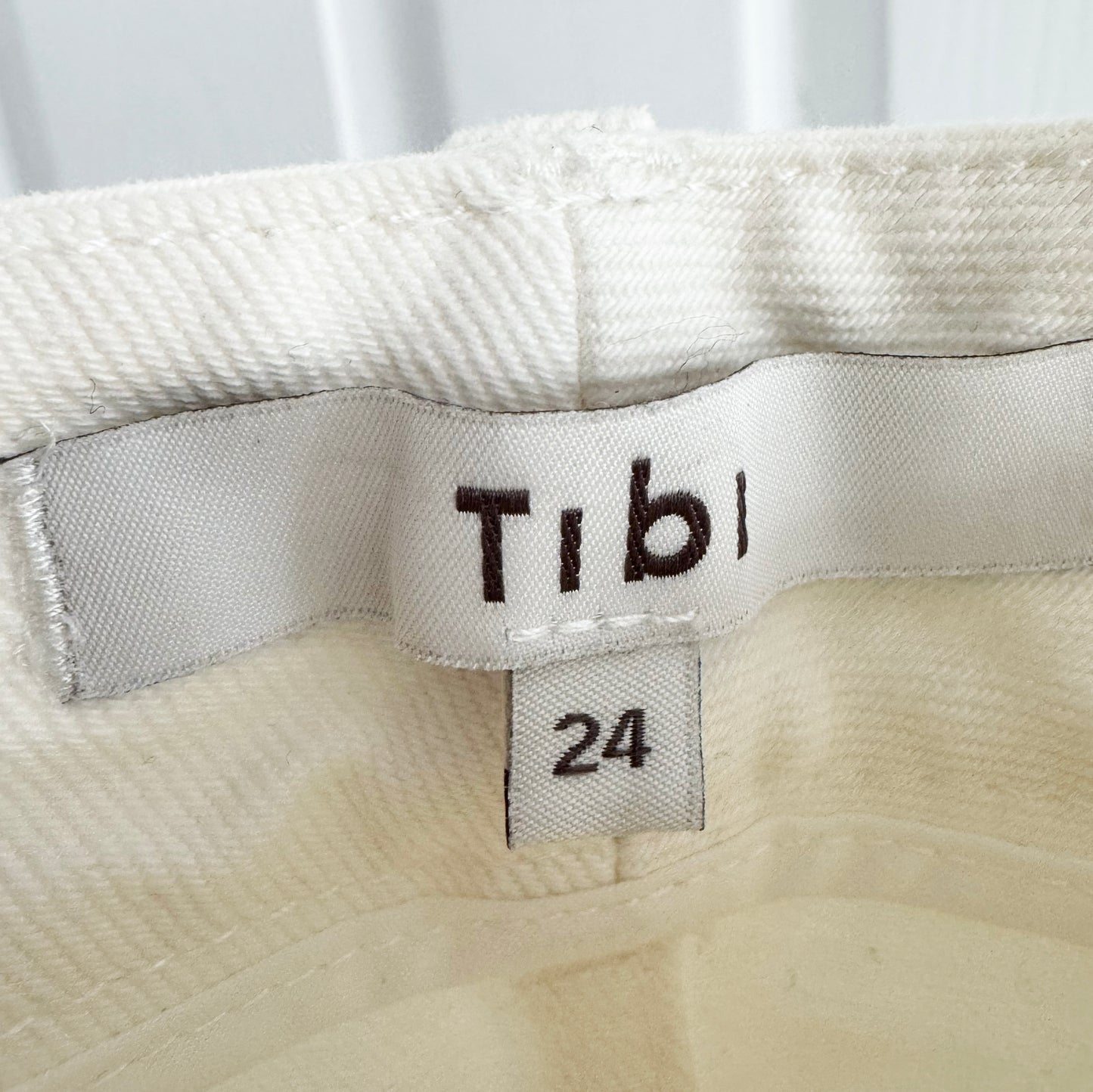 Tibi "Brancusi" Jeans in White, size 24
