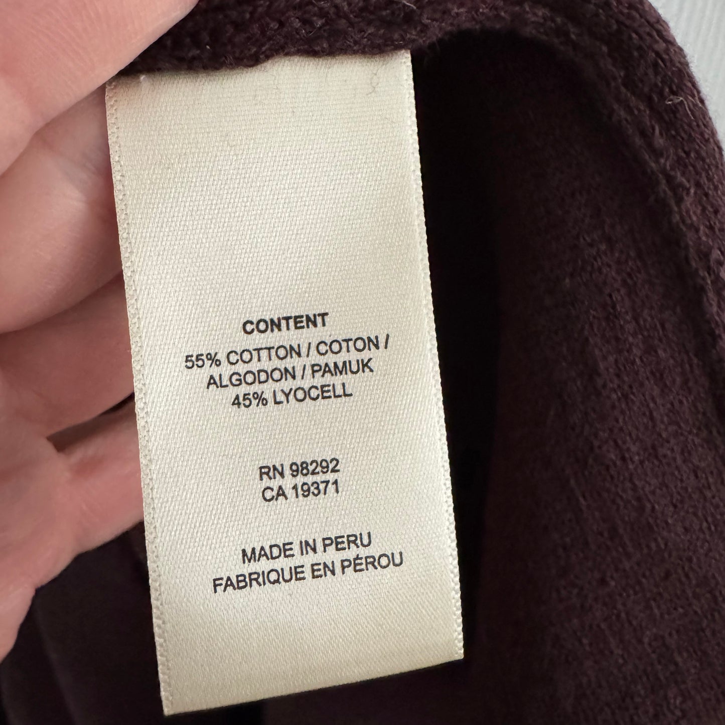 Tibi Organic Cotton Tencel V-Neck Cami Dress in Brown, size Small