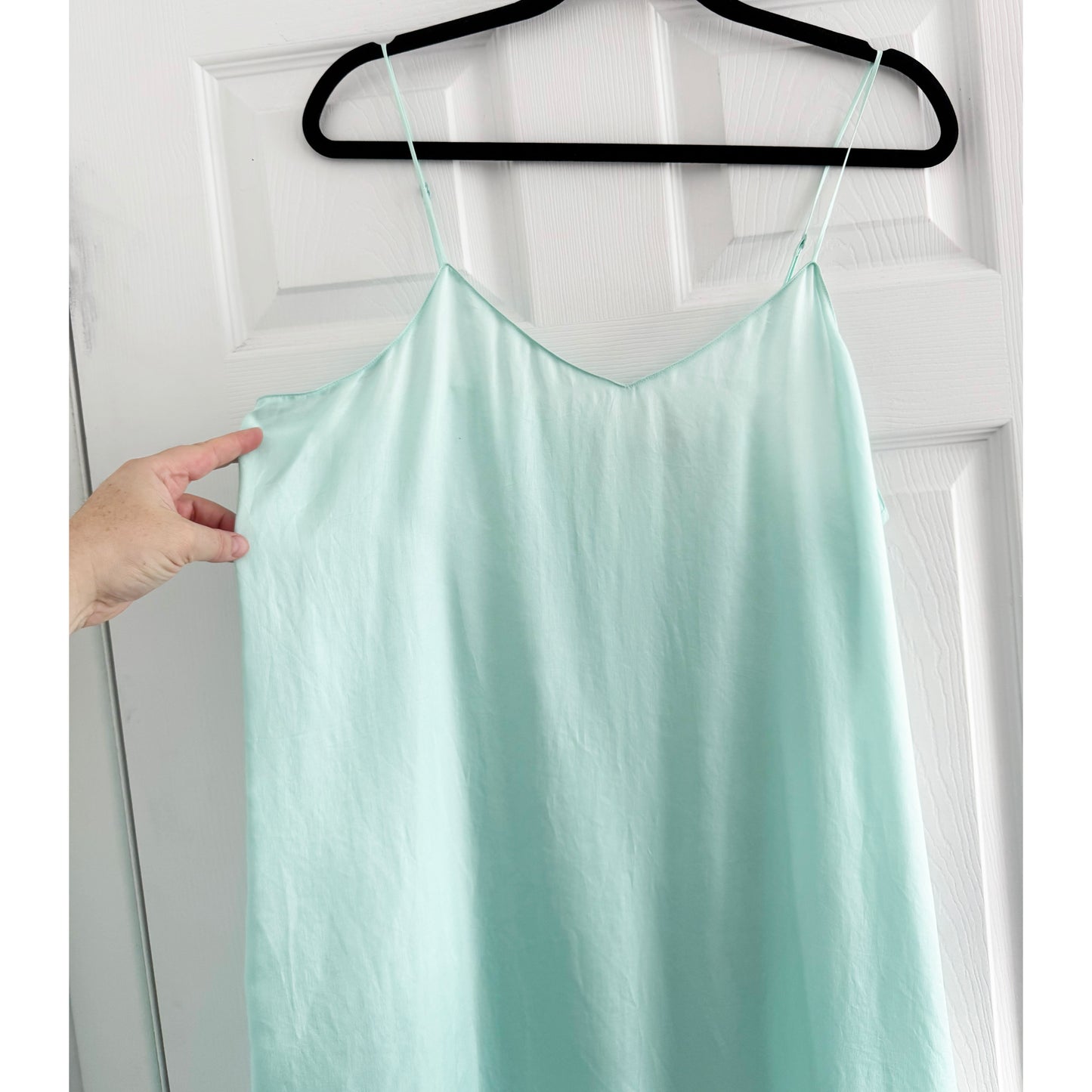Tibi Cami Slipdress in Mint, size 14