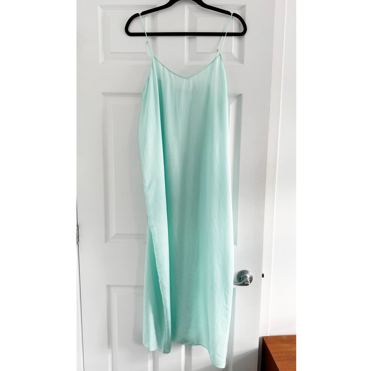 Tibi Cami Slipdress in Mint, size 14