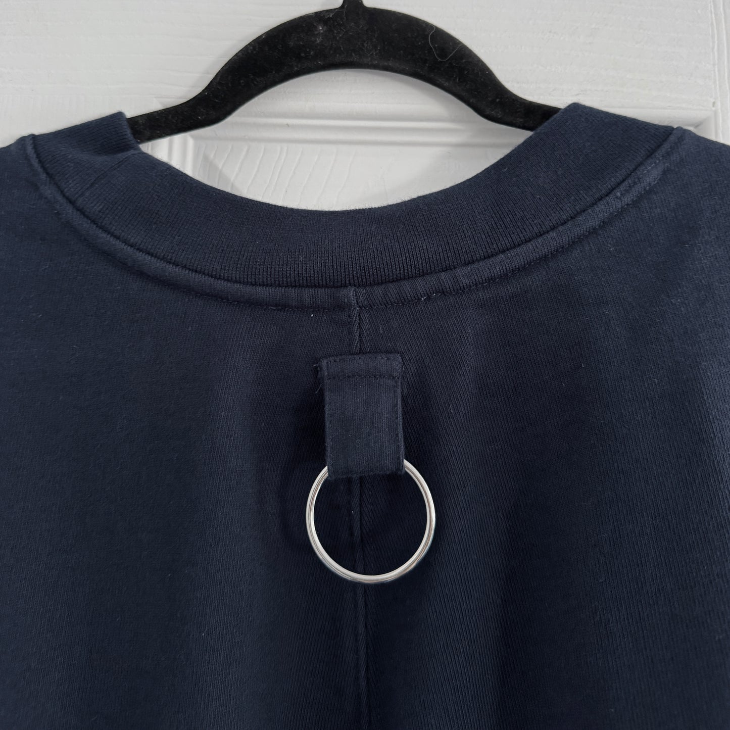Tibi Cocoon Sweatshirt in Navy, size XL