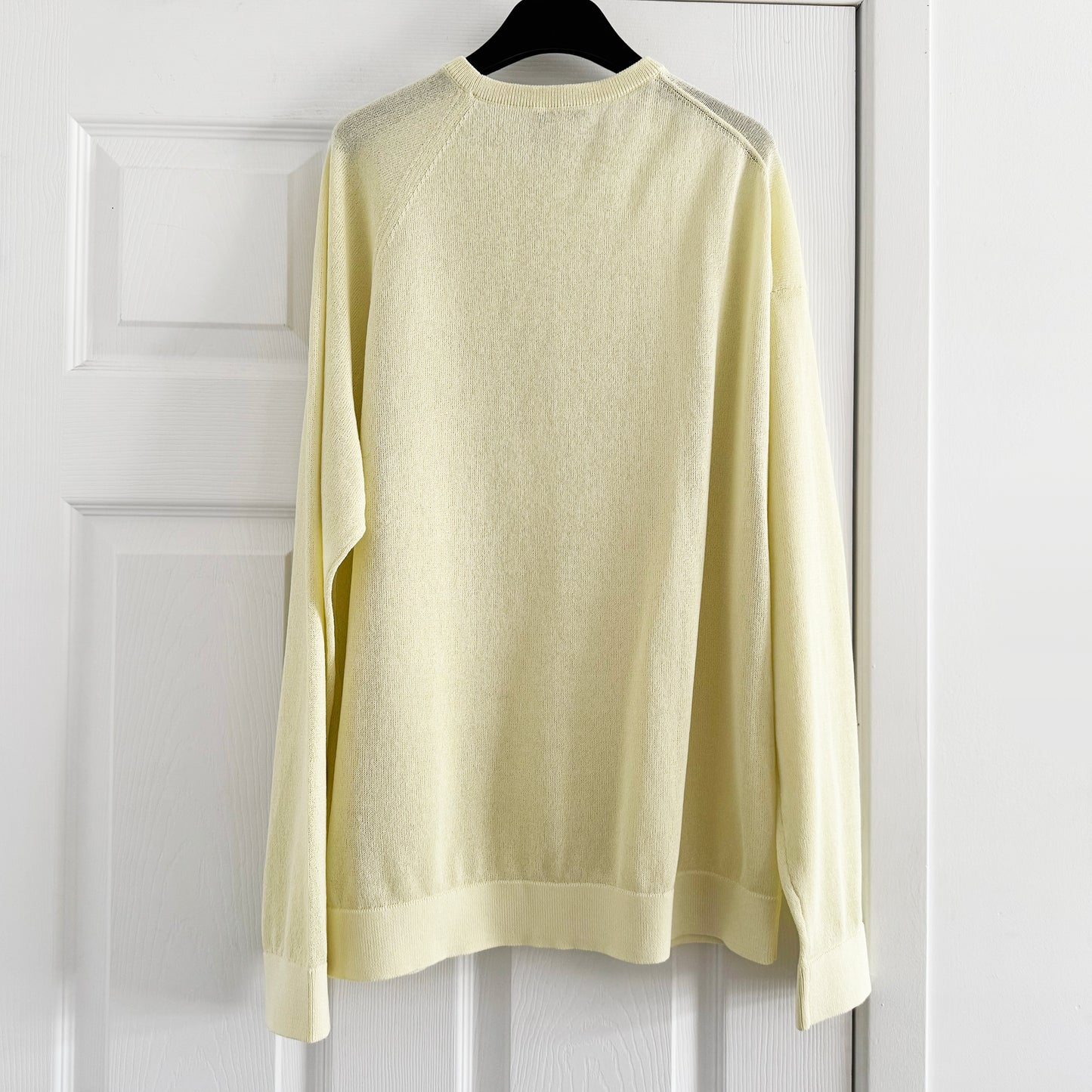 Tibi "Crispy" Pullover Sweater in "Butter", size Medium