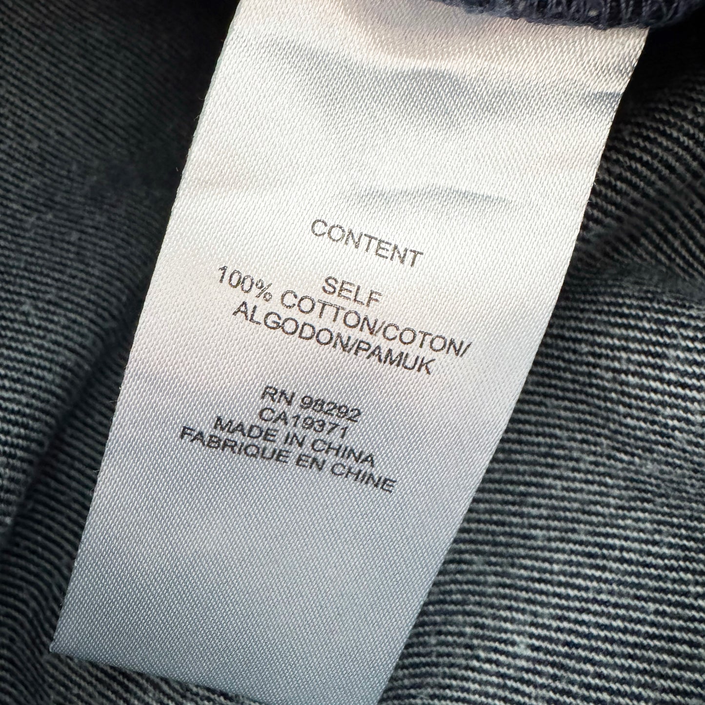 Tibi Indigo Denim Slouchy Carpenter Jean in Dark Denim, size 32
