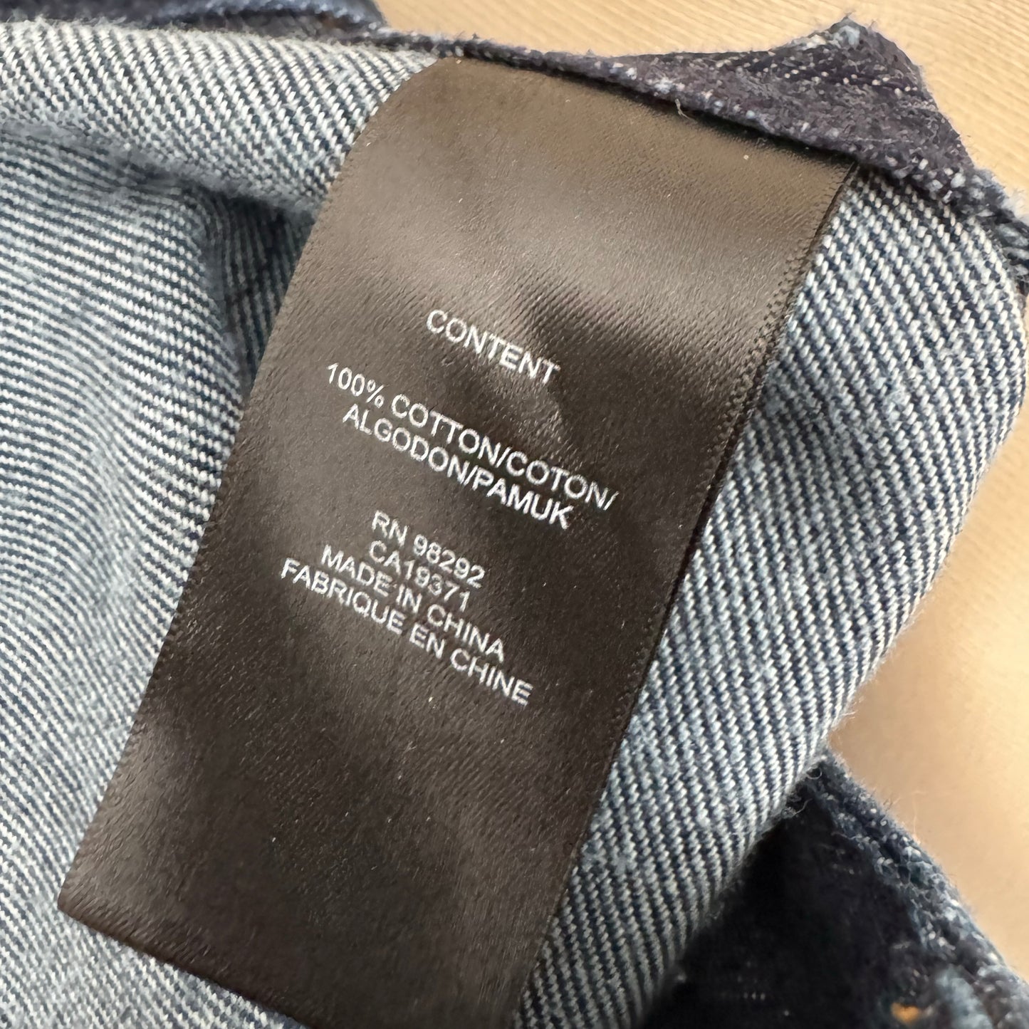 Tibi Triple Pleat Jean in Indigo, size 28