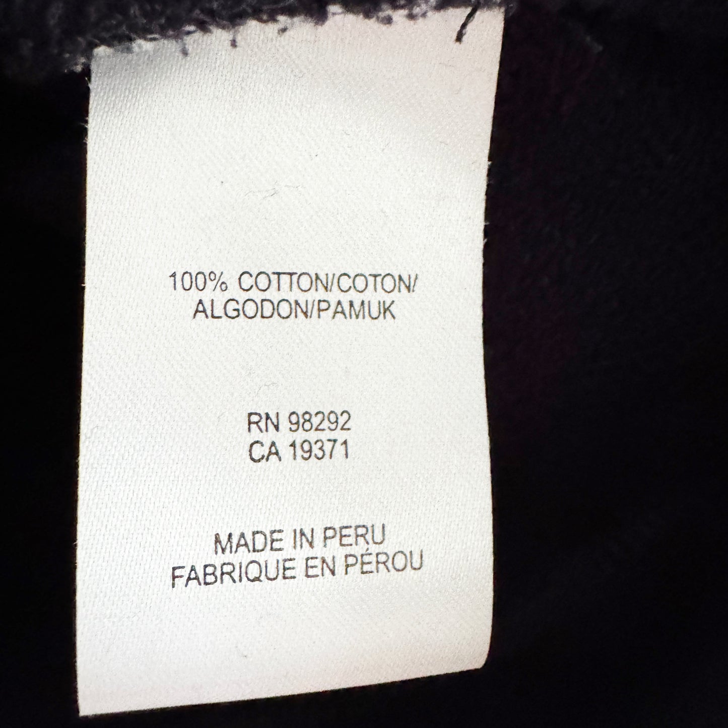 Tibi Crewneck "Easy" Sweatshirt in Navy, size Small