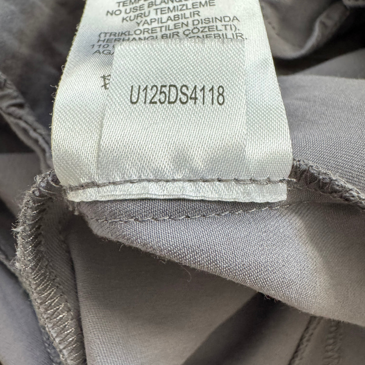 Tibi Drapey Suiting Cargo Short in "Deep Violet", size 12