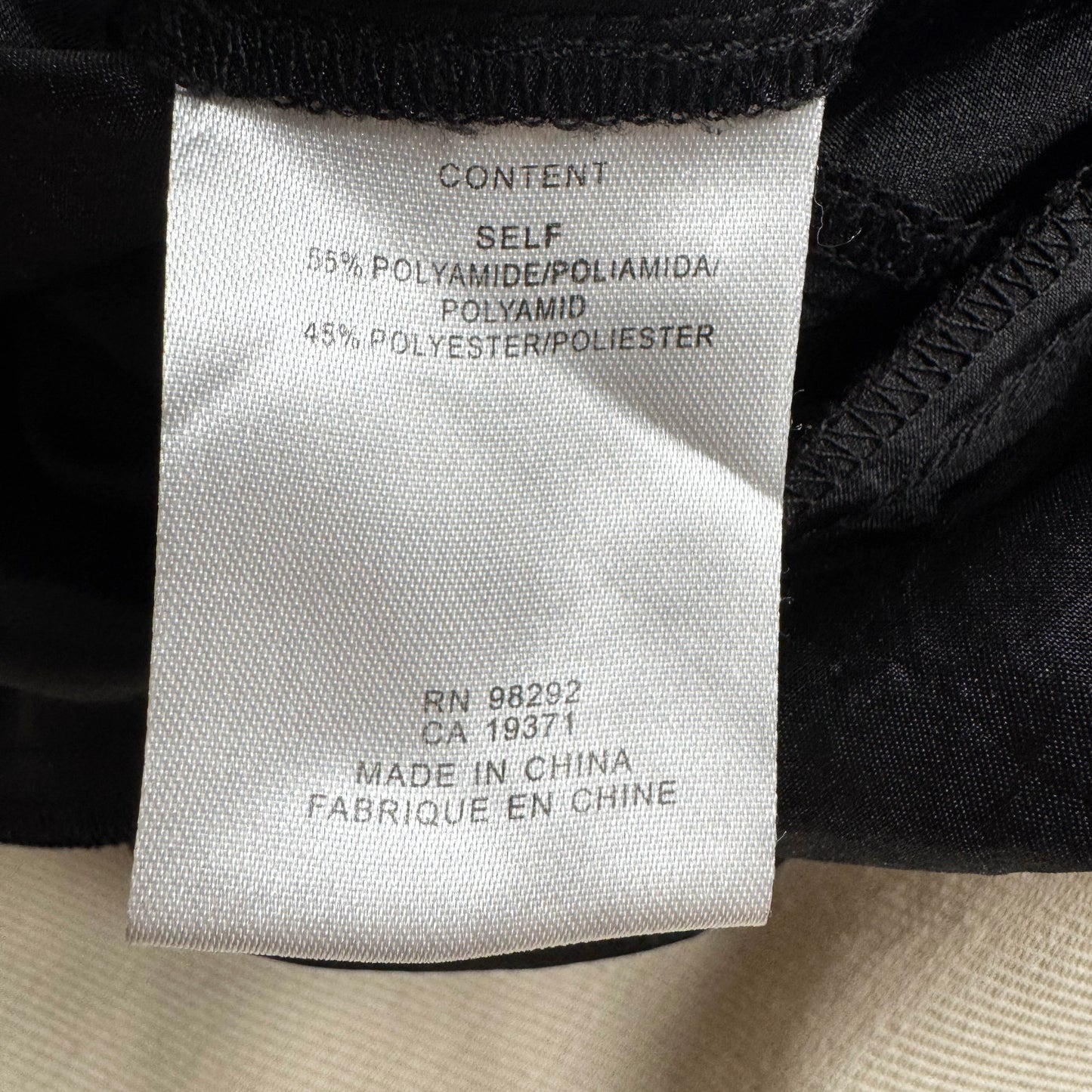 Tibi "Kat" Nylon Jogger in Black, size XL