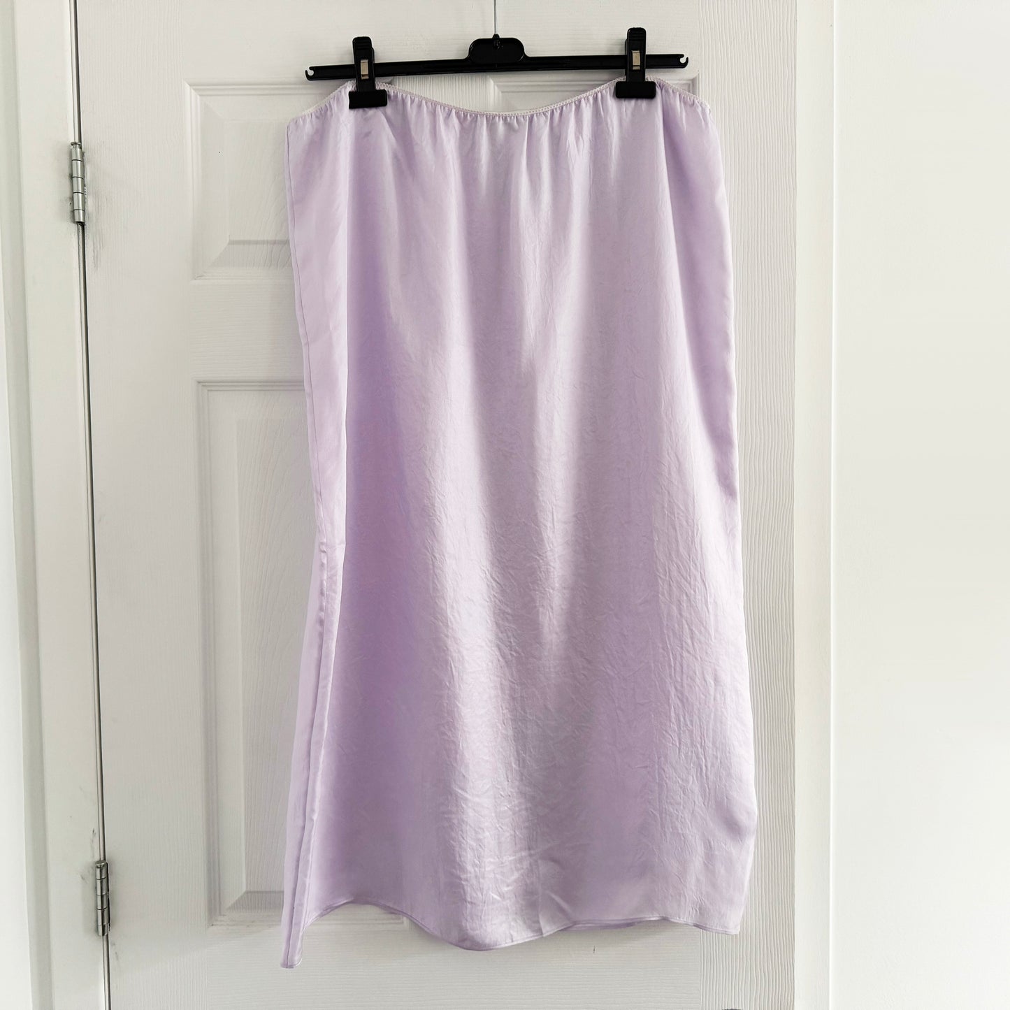 Tibi Slip Skirt in Lilac, size 14