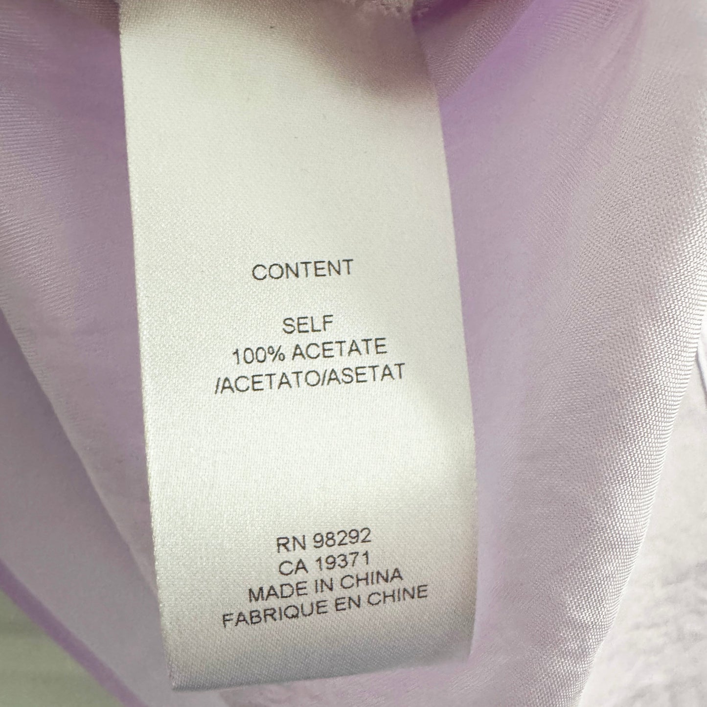 Tibi Slip Skirt in Lilac, size 14