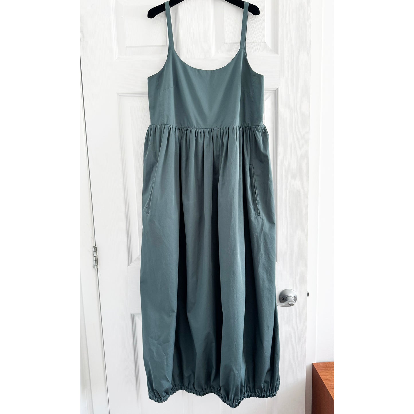 Tibi Eco-Poplin Dress with Low Back, size 8