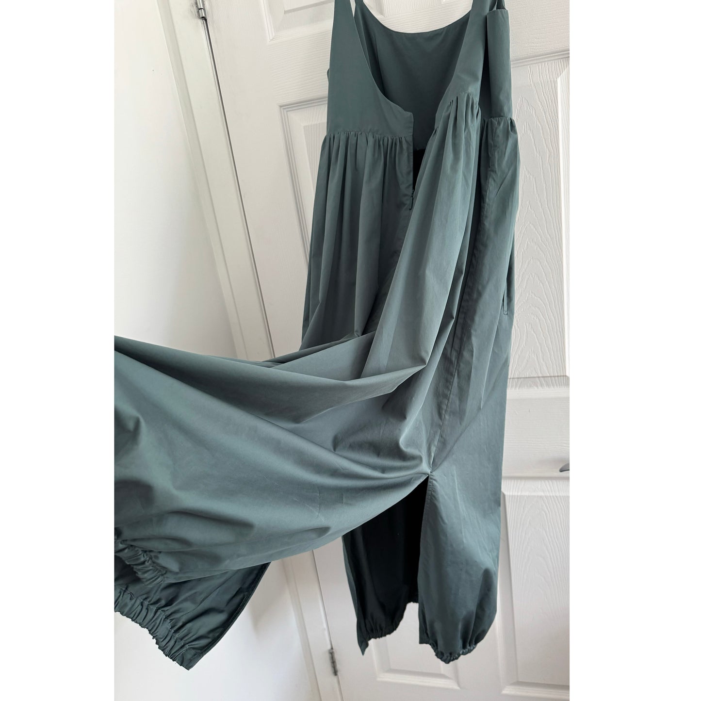 Tibi Eco-Poplin Dress with Low Back, size 8