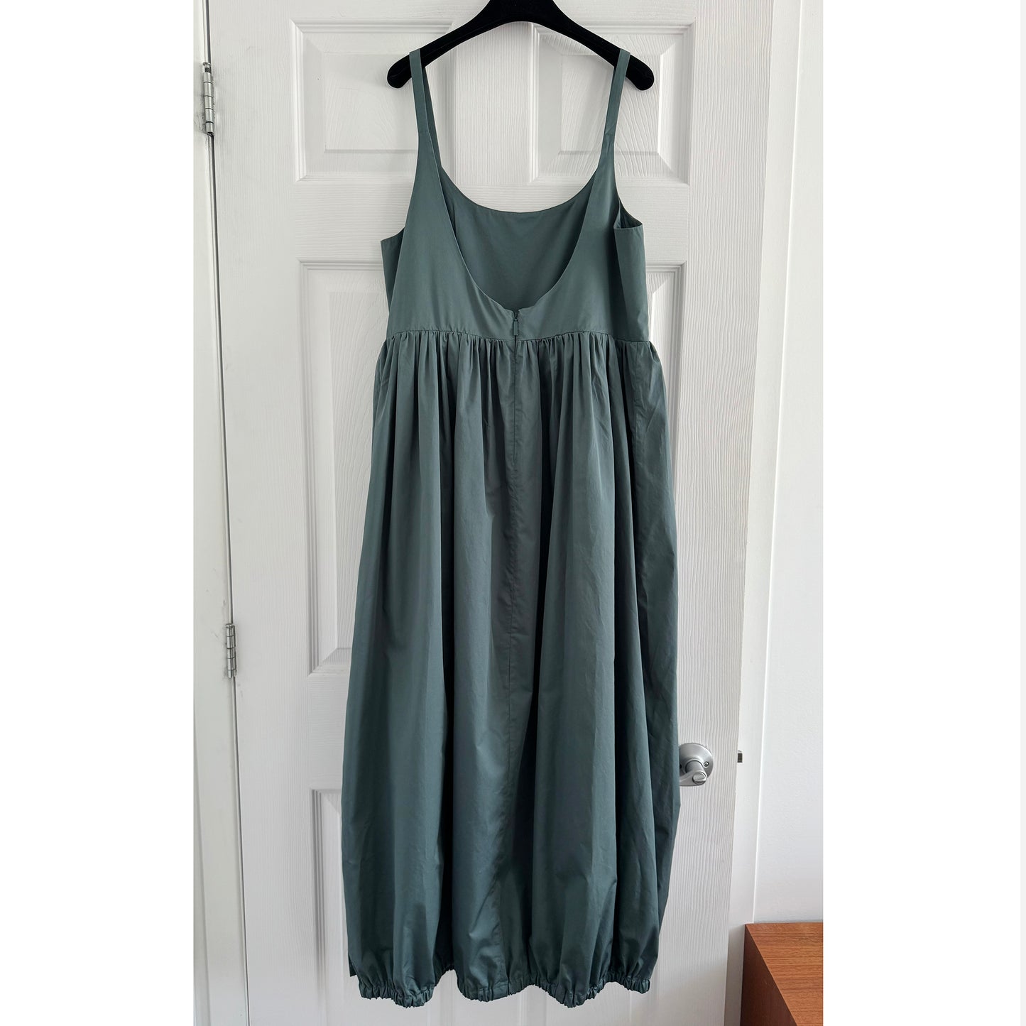 Tibi Eco-Poplin Dress with Low Back, size 8
