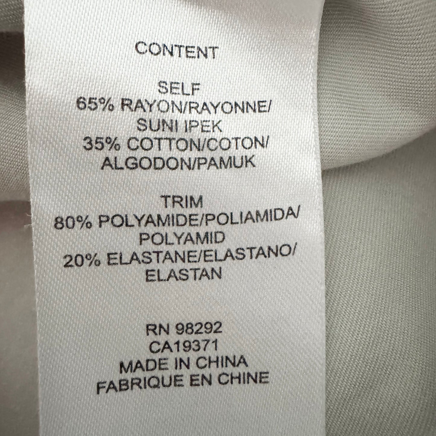 Tibi "Marit" Drapey Suiting Pants in Stone, size XL (fits XL/XXL)