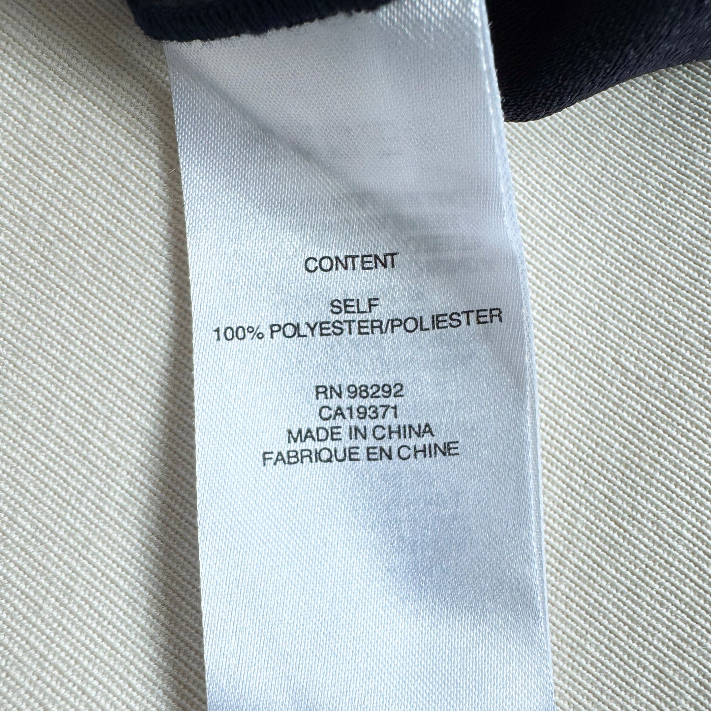 Tibi Summer Satin Pants in Navy, size XL