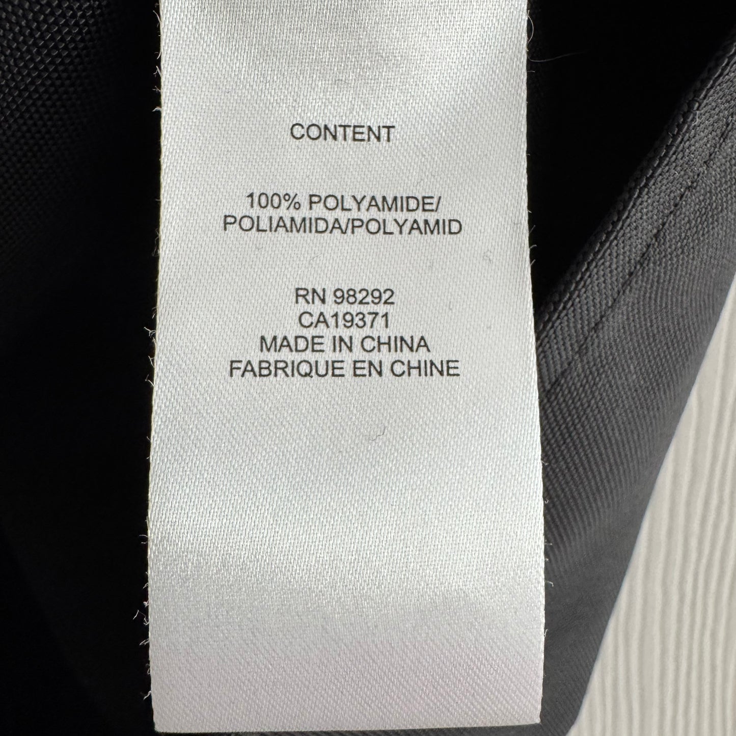Tibi Nylon Shirred Neck Top in Black, size Medium