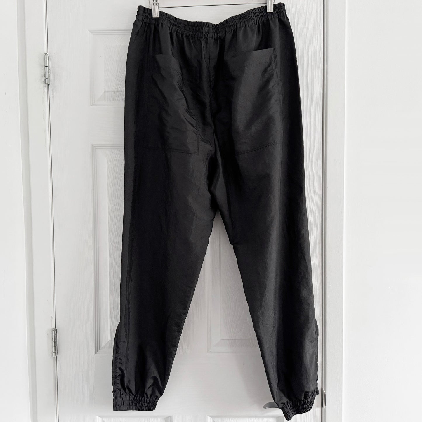 Tibi "Kat" Nylon Jogger in Black, size XL