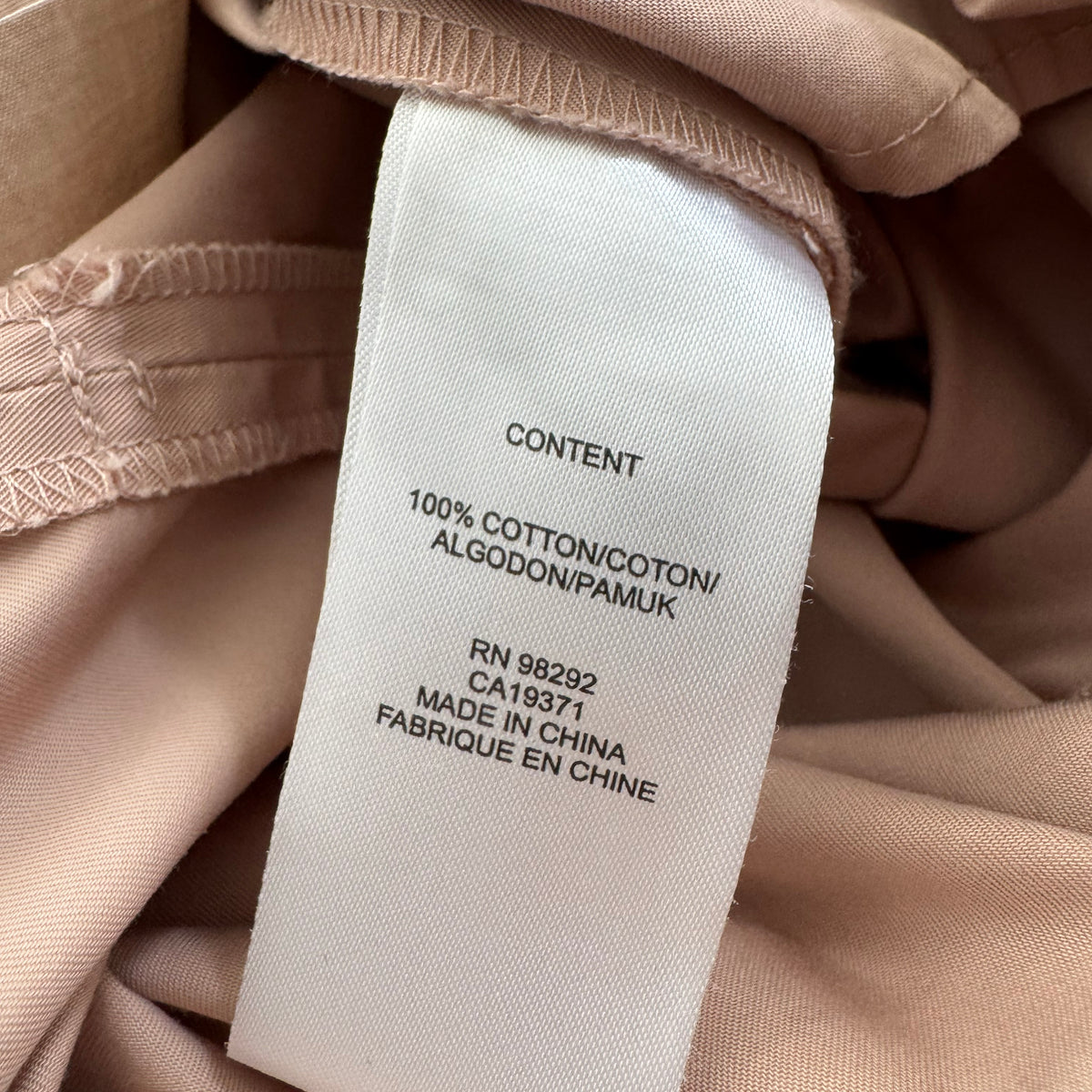Tibi Bio Twill Overall Wide Leg Pant in "Cameo Pink", size 12