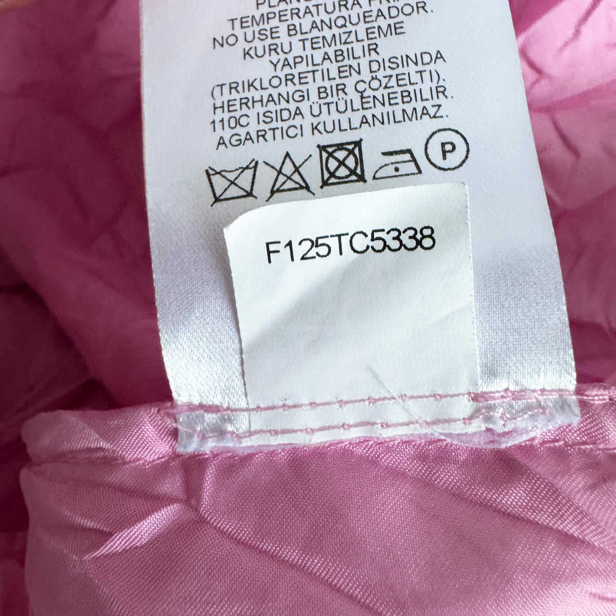 Tibi Tech Crush Slip Skirt in Pink, size Large