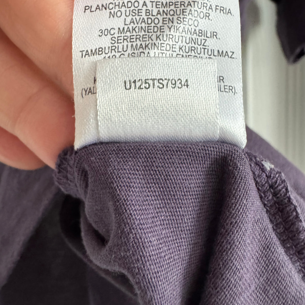 Tibi Tie Front T-Shirt in Eggplant, size Small