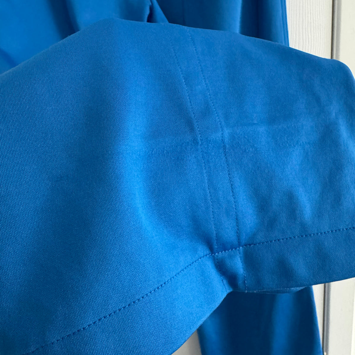 Tibi Active Knit "Scottie" Joggers in Sapphire Blue, size Medium