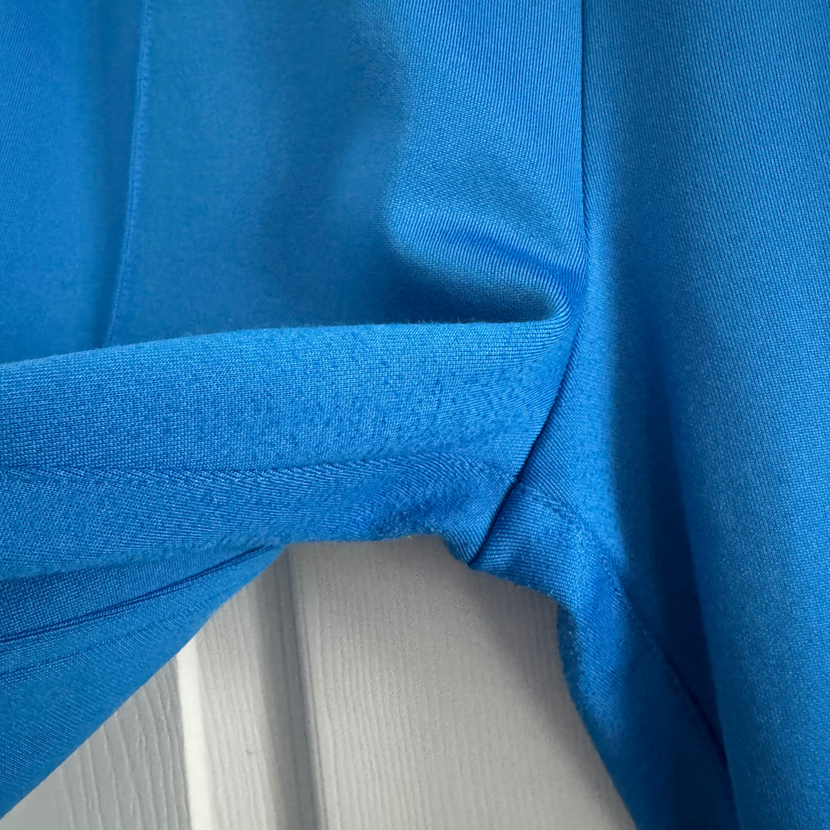 Tibi Active Knit "Scottie" Joggers in Sapphire Blue, size Medium