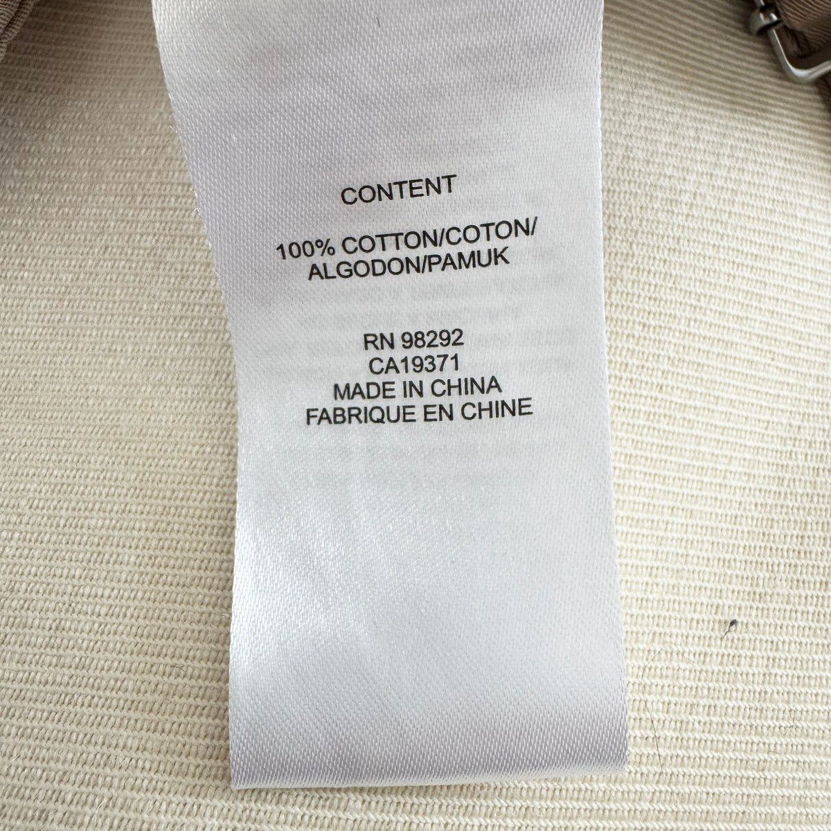 Tibi Bio Twill Triple Pleat Cropped Pant in "Vintage Khaki", size 12