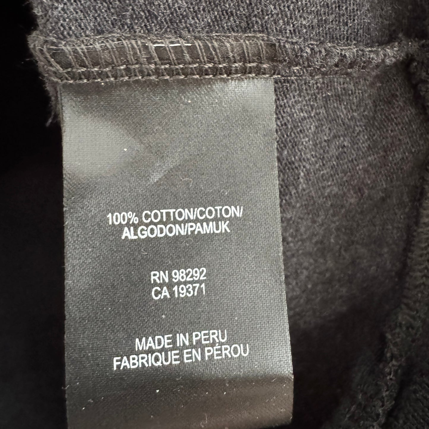 Tibi Perfect T-Shirt Trompe L'oeil Top in Grey Multi, size Small