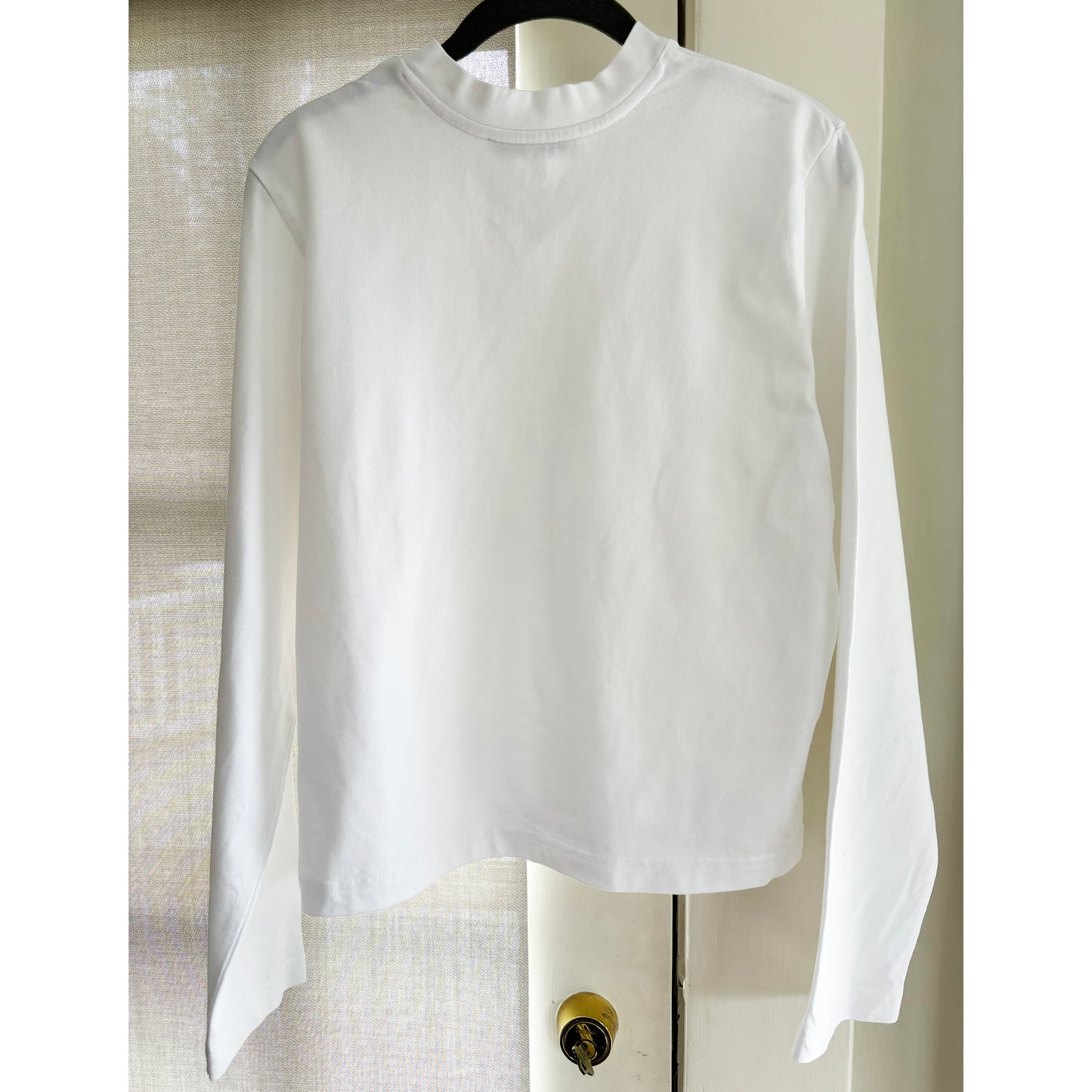 Tibi White V-Neck Sweater, size XL (fits like a Large)