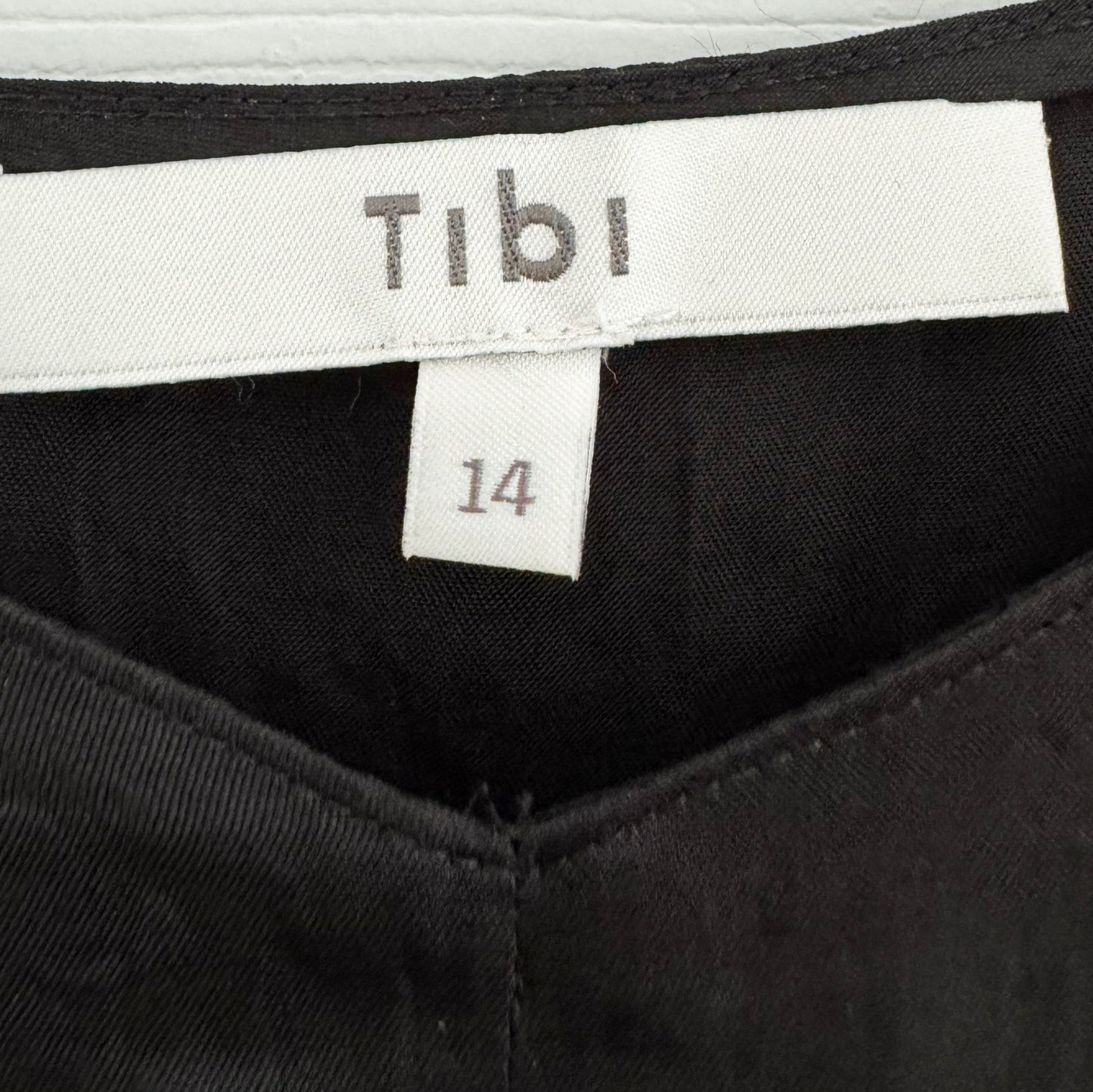 Tibi Cami Slip in Black, size 14