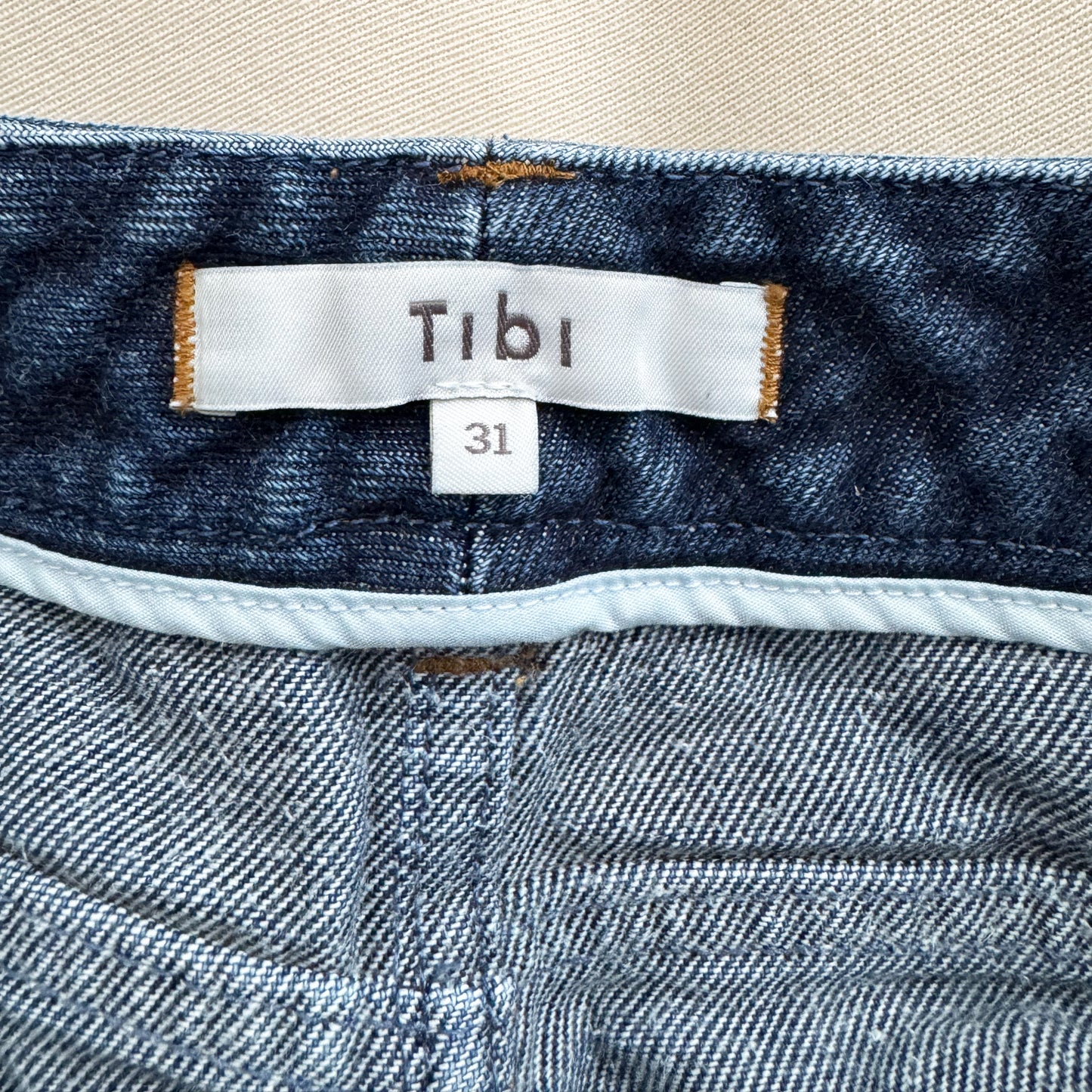 Tibi "Brancusi" Jean in Blue, size 31