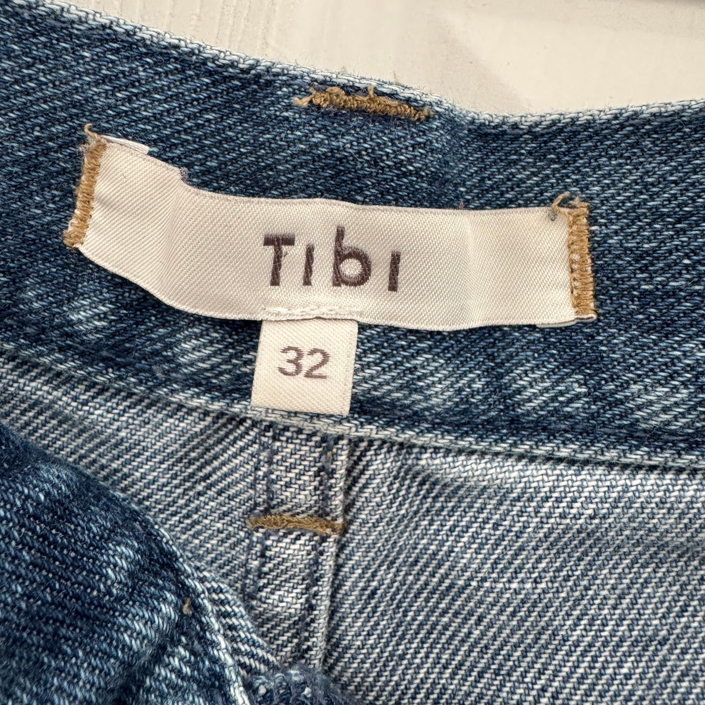 Tibi "Sam" Carpenter Jean in Classic Wash, size 32