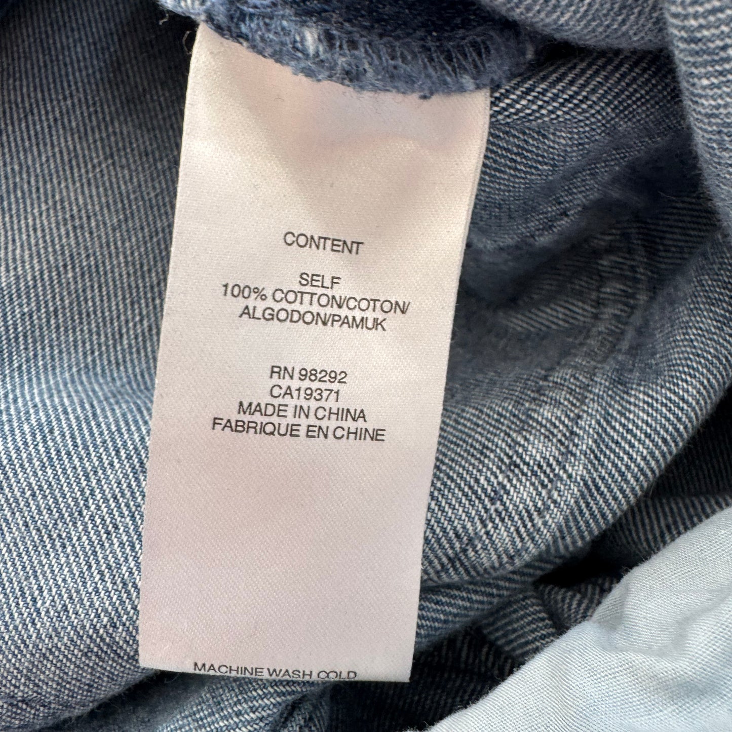 Tibi "Sam" Carpenter Jean in Classic Wash, size 32