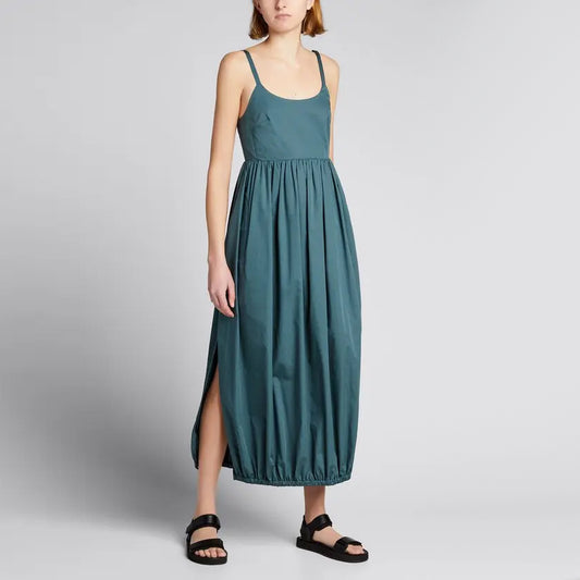 Tibi Eco-Poplin Dress with Low Back, size 8
